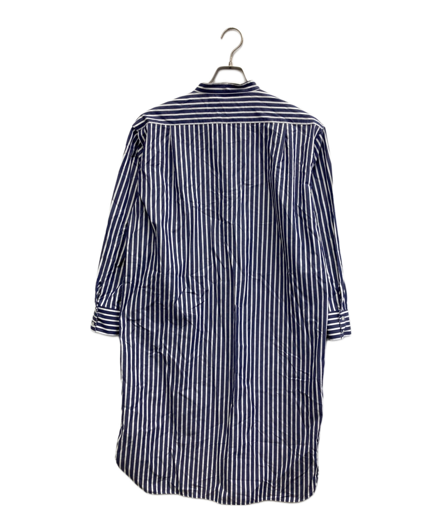中古・古着通販】ourhome (アワホーム) シャツワンピース ブルー 