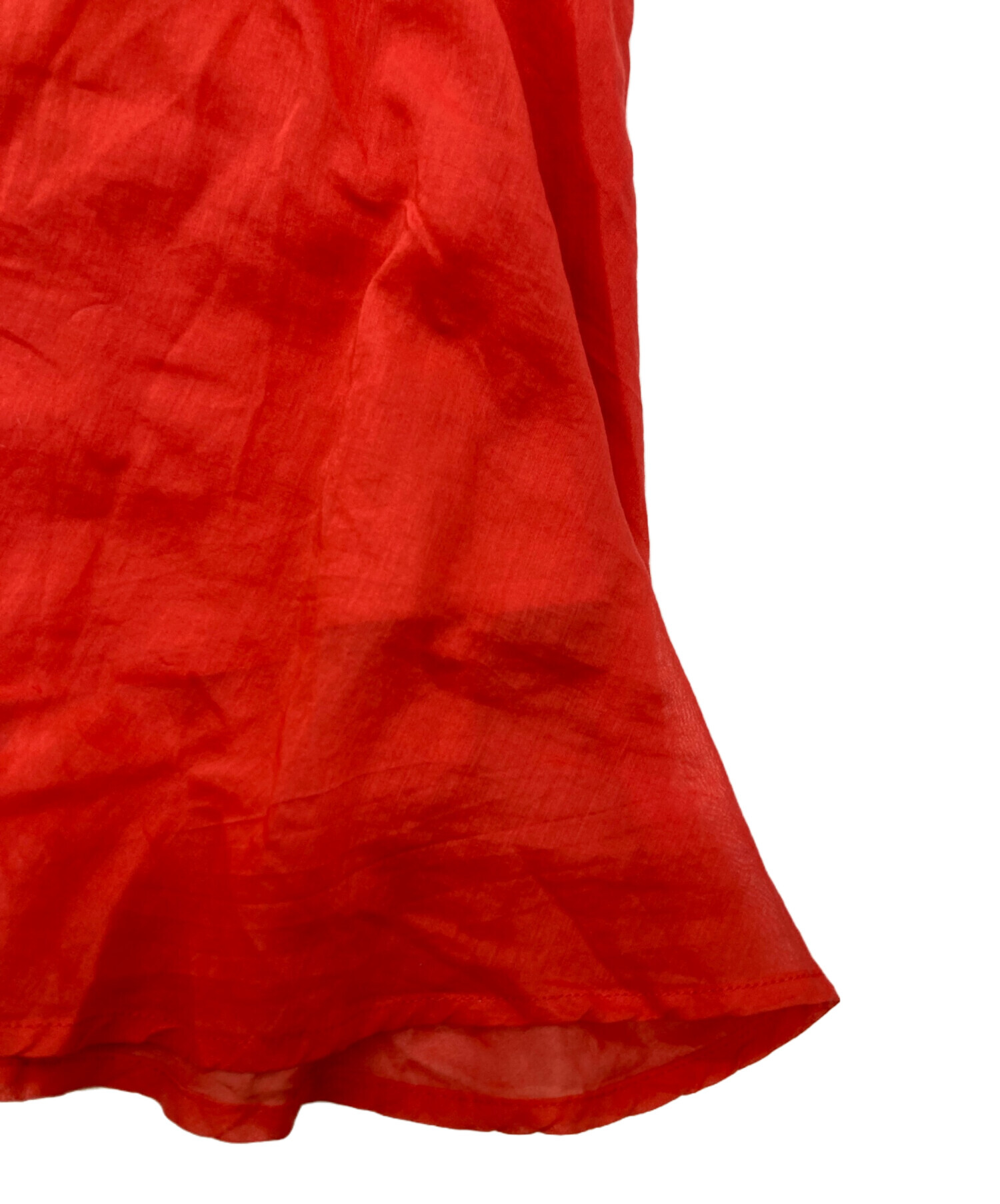 中古・古着通販】Ameri (アメリ) 2WAY GARMENT DYE DRESS レッド