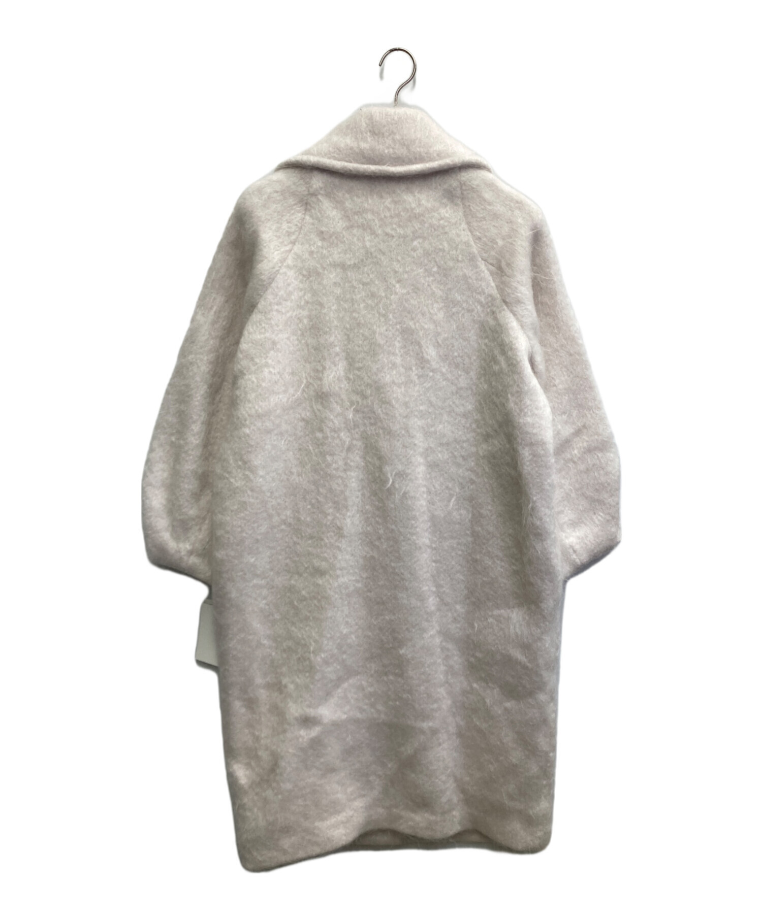 中古・古着通販】Snidel (スナイデル) シャギーロングコート ピンク 未 