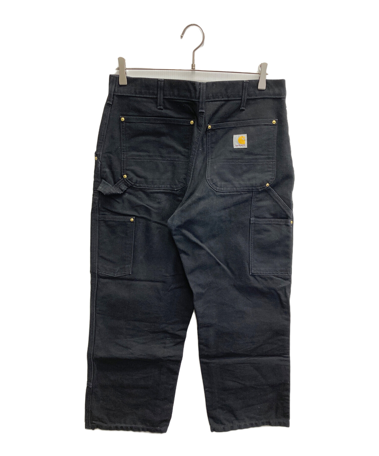 中古・古着通販】CarHartt (カーハート) ダブル―パンツ ブラック