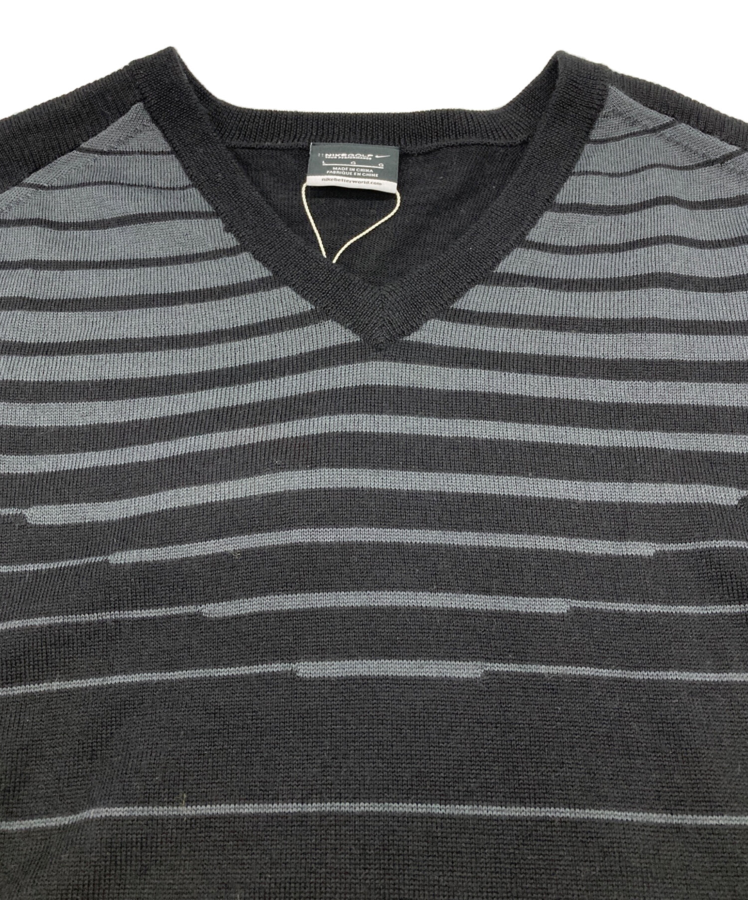 中古・古着通販】NIKE GOLF (ナイキゴルフ) L/S Knit Sweater V-neck