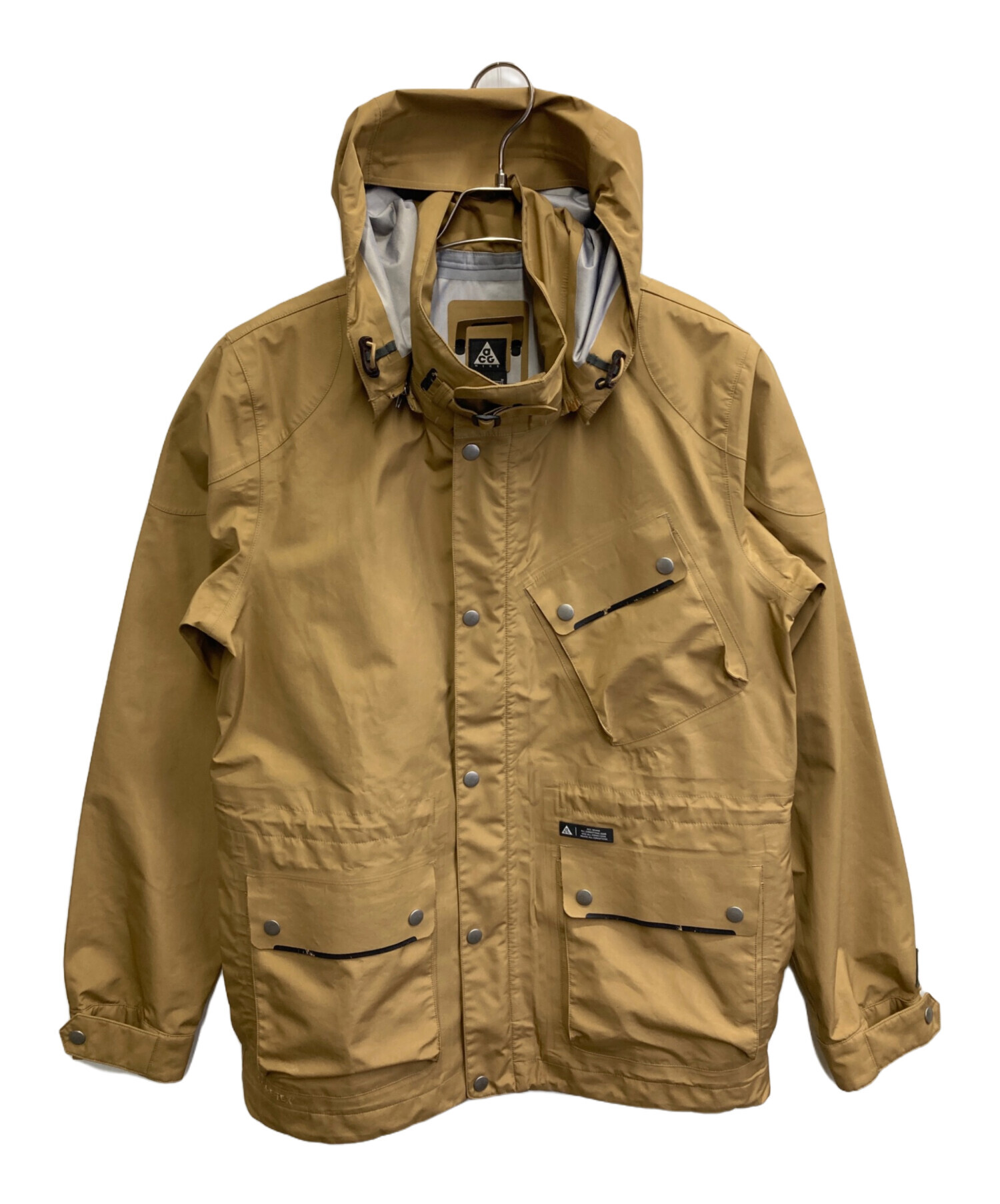 NIKE ACG GORE-TEX マウンテンパーカー ブラウン/ベージュ 中古・古着通販】NIKE ACG (ナイキエーシージー) GORE-TEX マウンテン