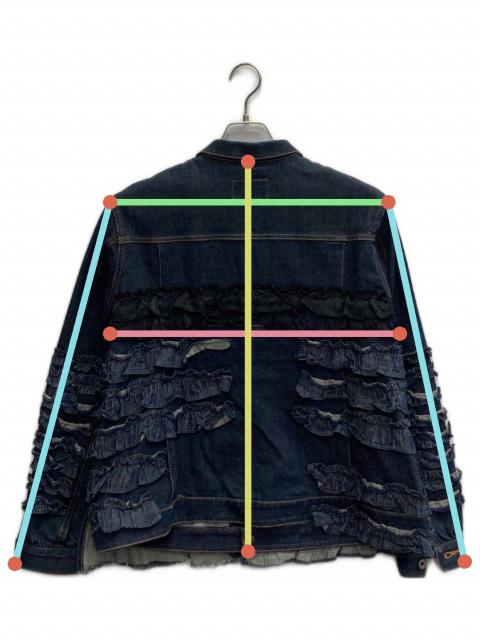 中古・古着通販】BEAMS BOY (ビームスボーイ) A (エイス) フリルデニム