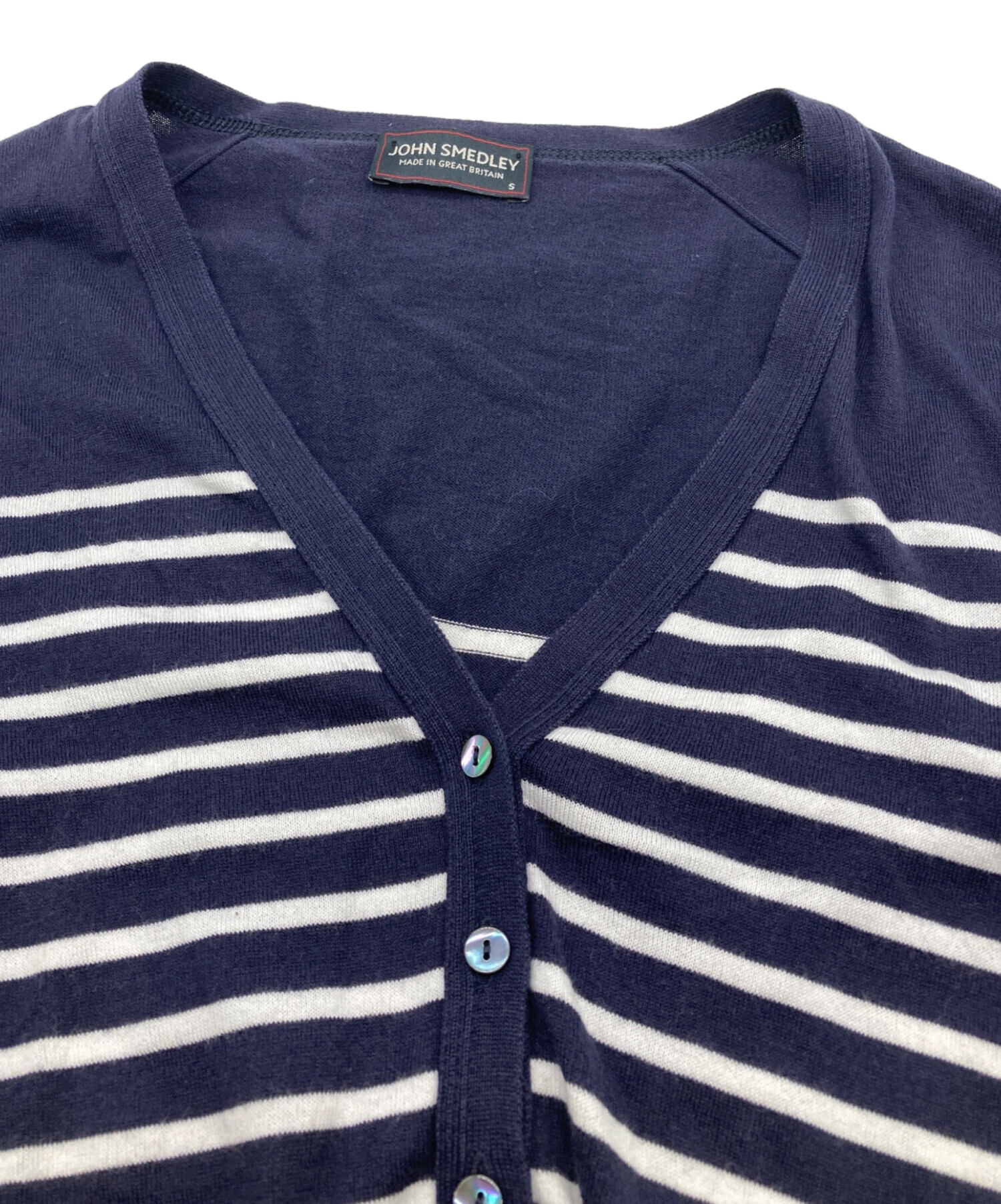 中古・古着通販】JOHN SMEDLEY (ジョンスメドレー) ボーダー 