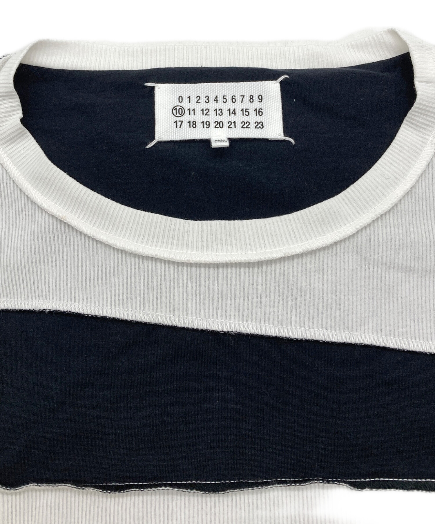 中古・古着通販】Maison Margiela (メゾンマルジェラ) ボーダーTシャツ