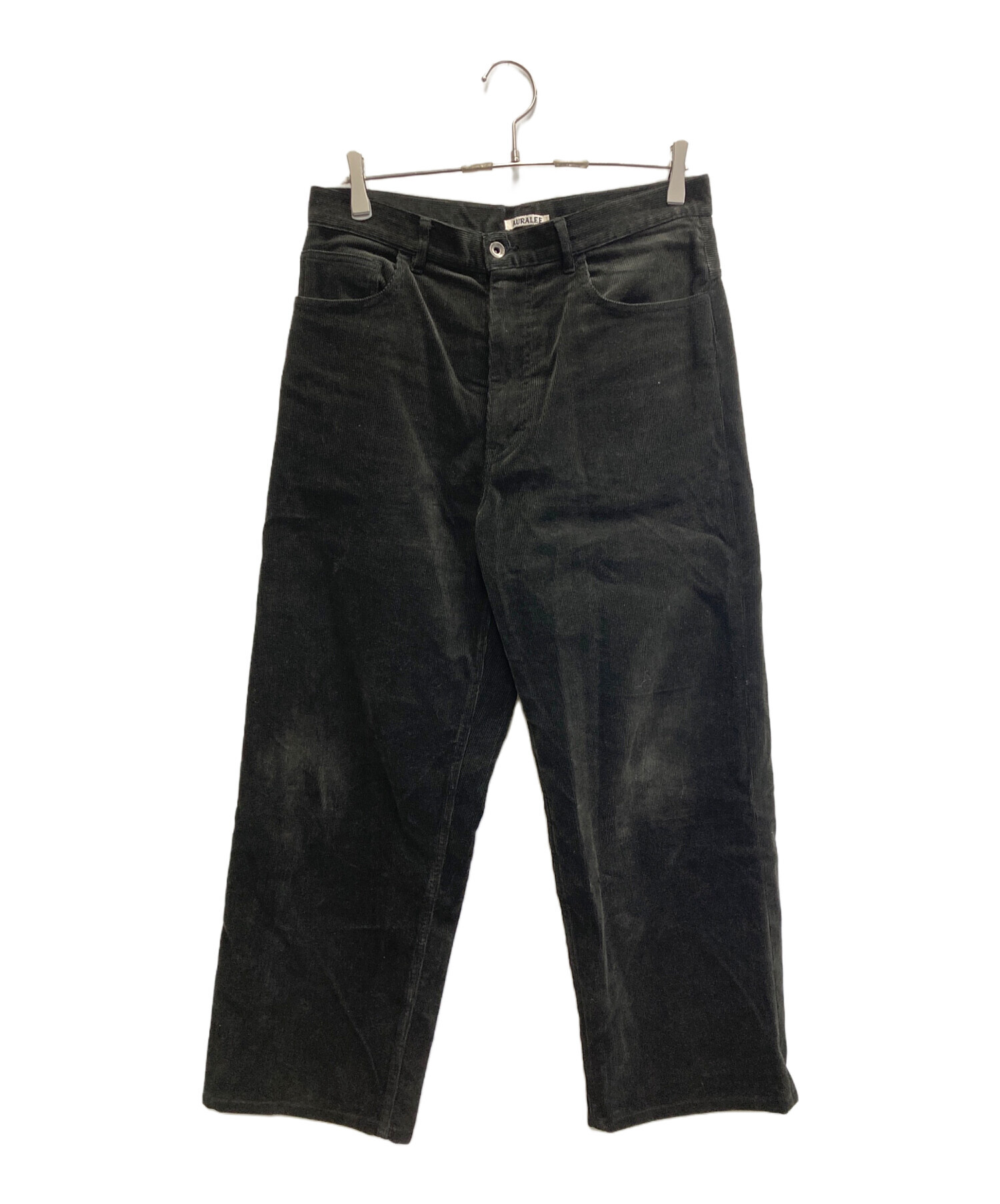 Auralee FINX CORDUROY PANTS サイズ3 中古・古着通販】AURALEE (オーラリー) FINX CORDUROY PANTS オリーブ