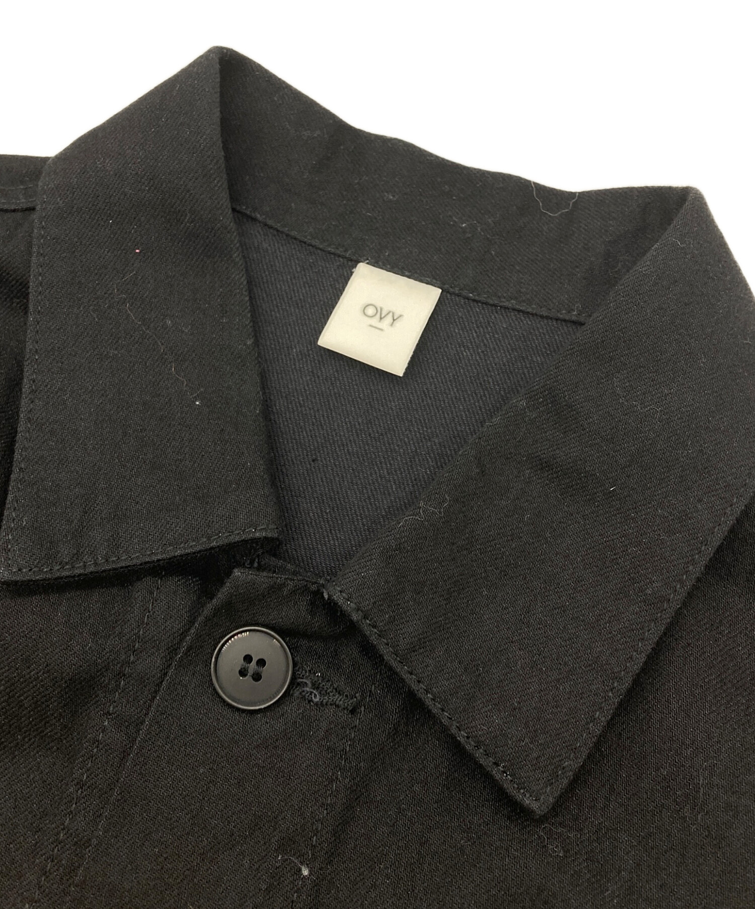 中古・古着通販】OVY (オヴィー) Euro Work Black Denim Jacket