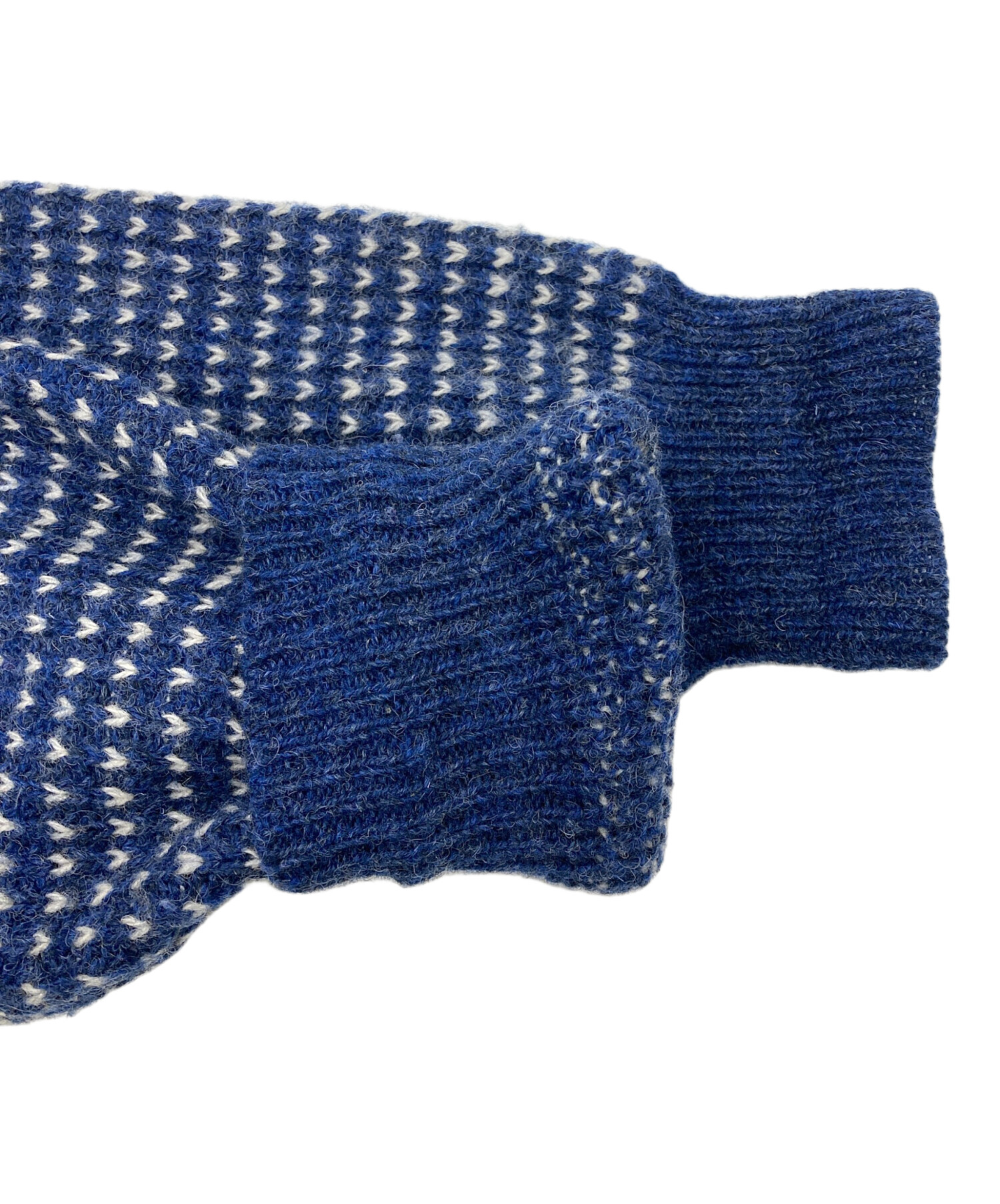 中古・古着通販】WOOLRICH (ウールリッチ) バーズアイニット ネイビー