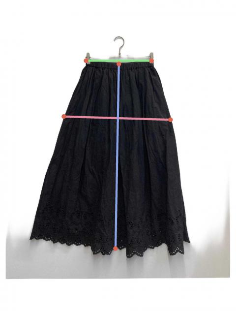 中古・古着通販】kagure (カグレ) スカラップ刺繍ギャザースカート