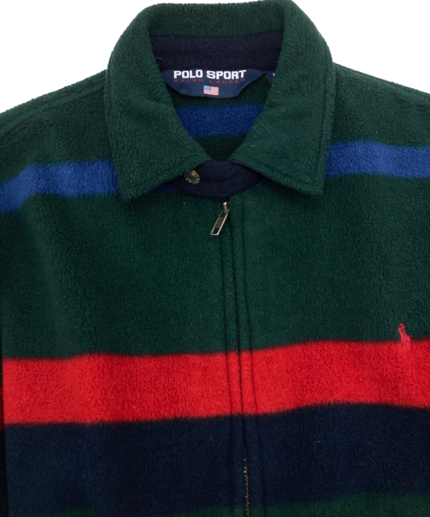 中古・古着通販】POLO SPORT (ポロスポーツ) ボーダーフリース 