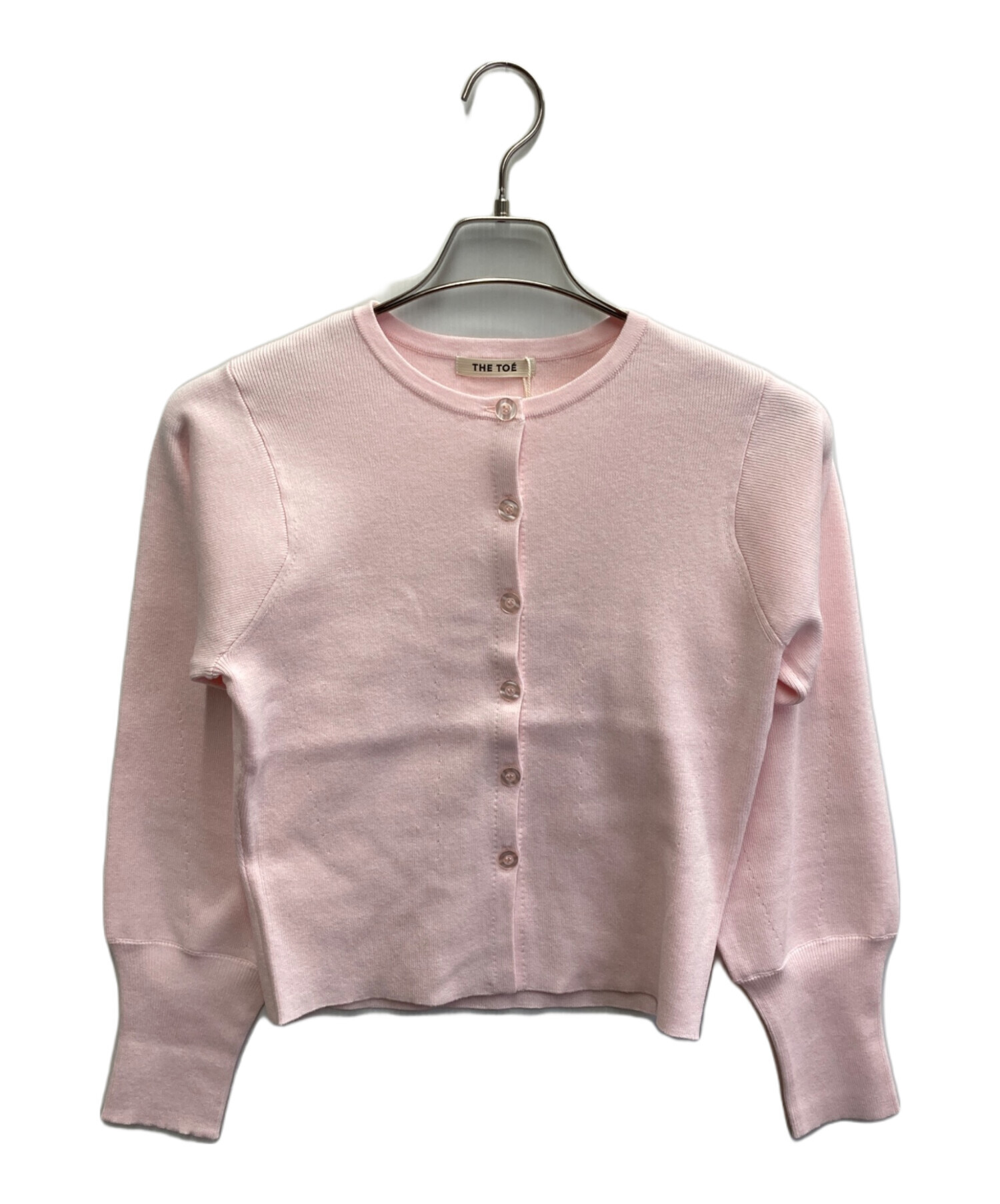 中古・古着通販】THE TOE (ザ・トゥー) Homer Puff Cardigan ピンク