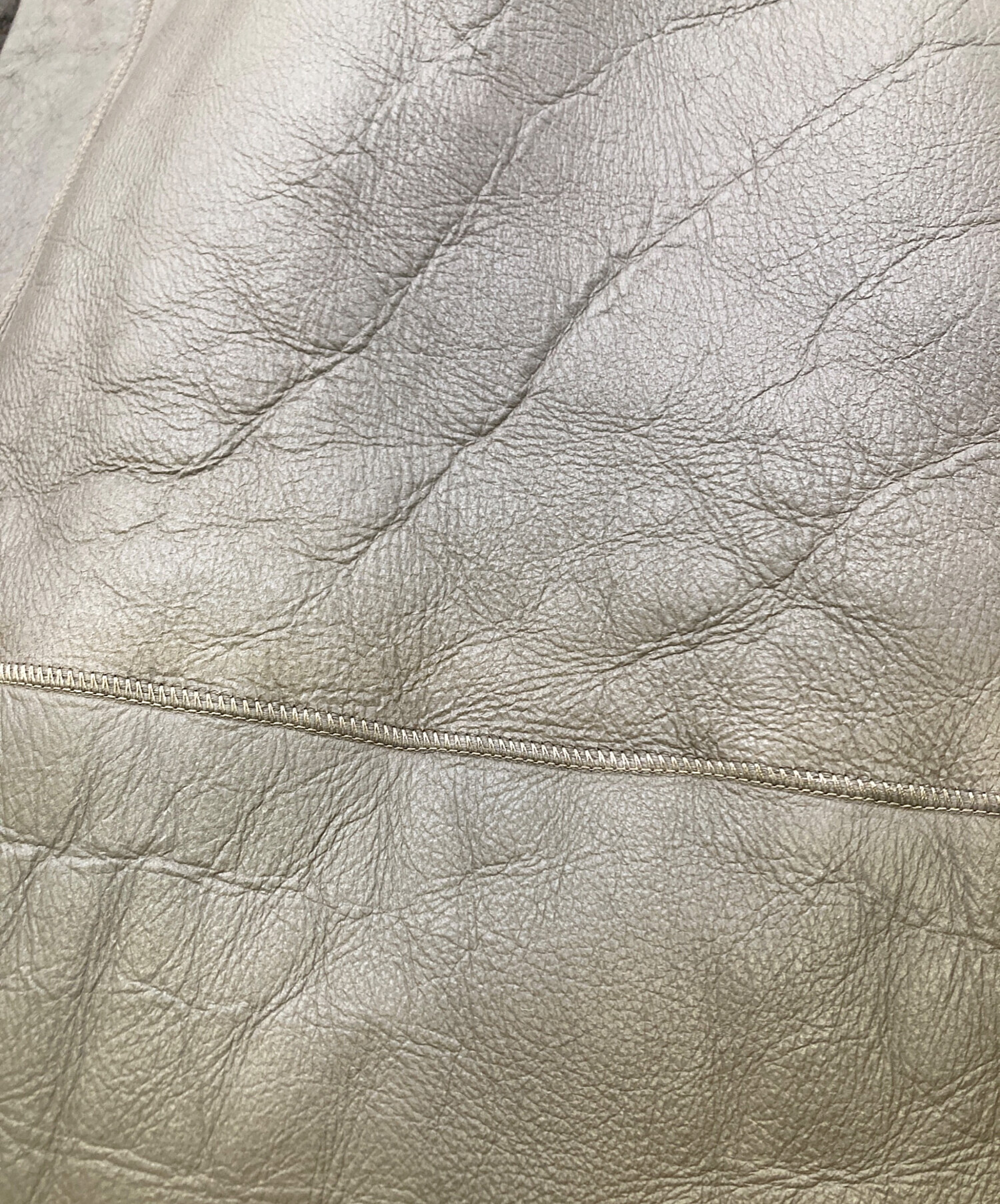 中古・古着通販】ENES (エネス) リバーシブルムートンコート ブラウン 
