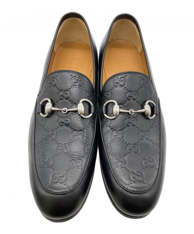中古・古着通販】GUCCI (グッチ) ビットローファー ブラック サイズ:6