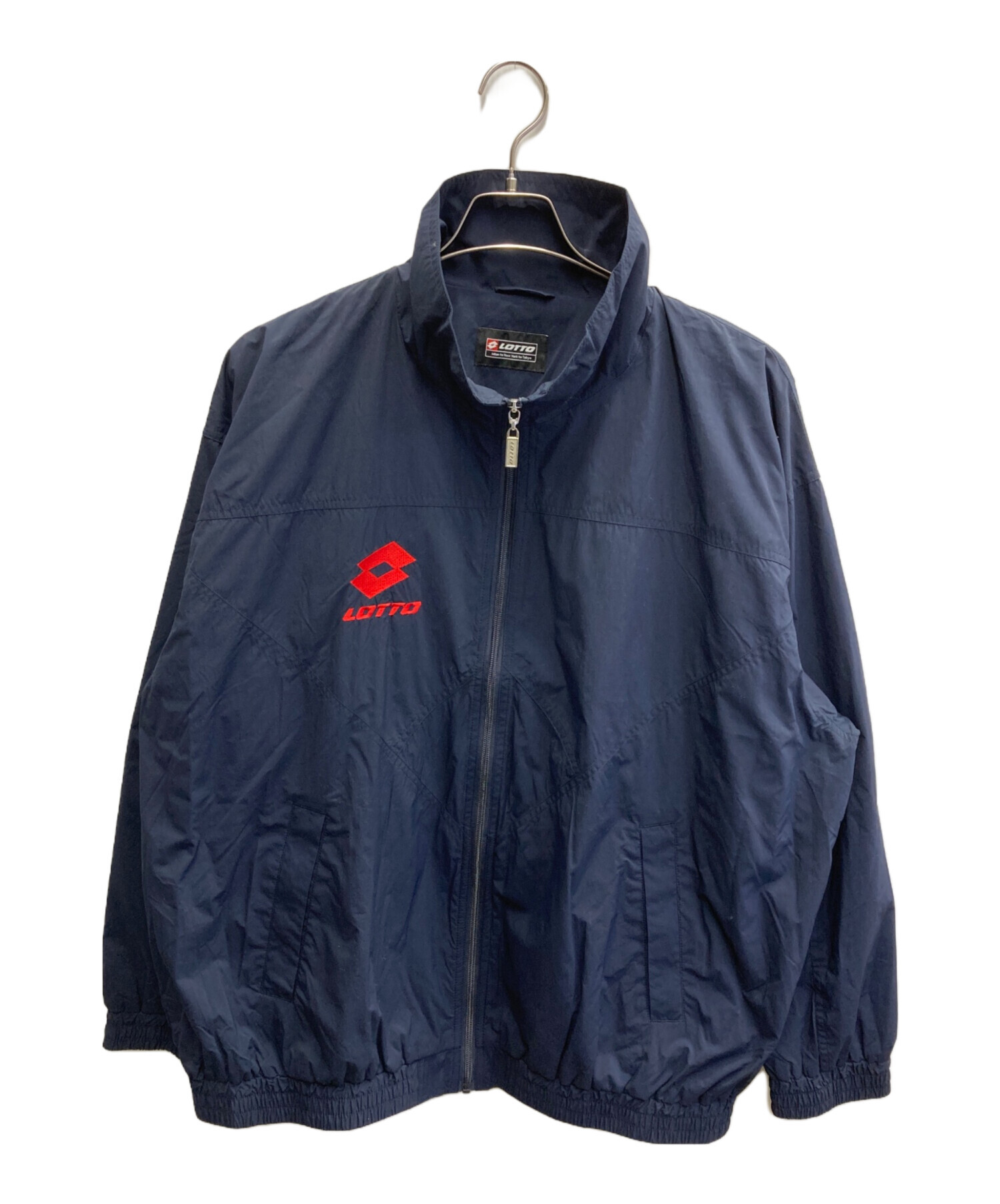 中古・古着通販】LOTTO (ロット) LOGO NYLON BLOUSON ネイビー サイズ