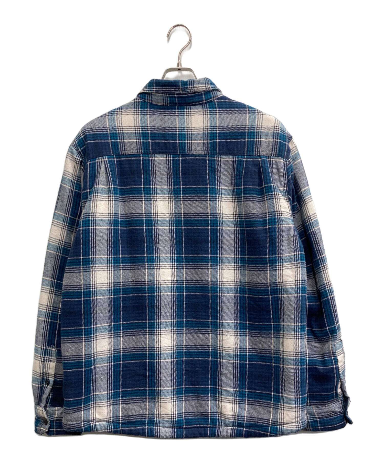 中古・古着通販】LEE (リー) チェックシャツ ネイビー サイズ:L 