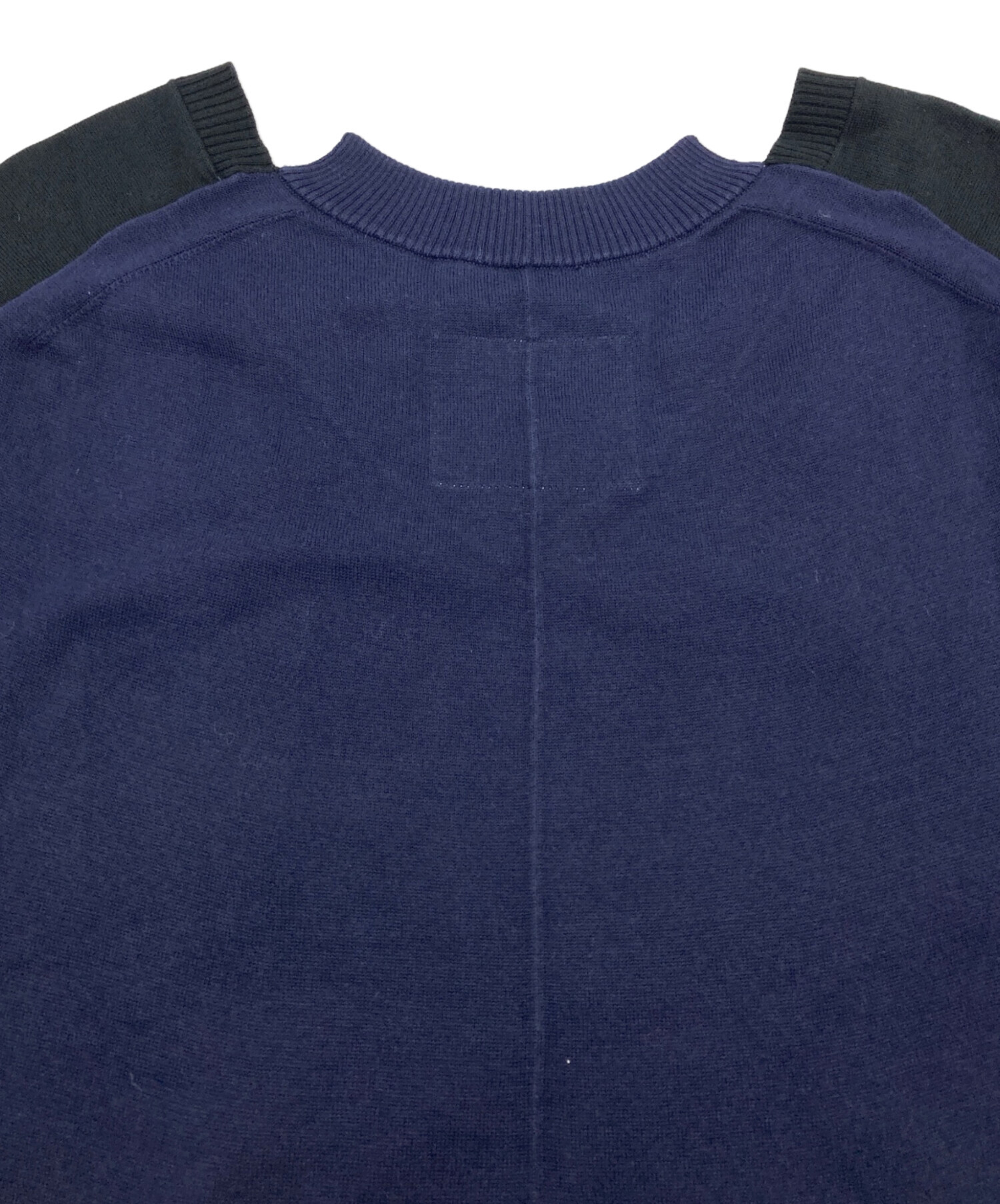 中古・古着通販】sacai (サカイ) レイヤードニット ブラック サイズ:2