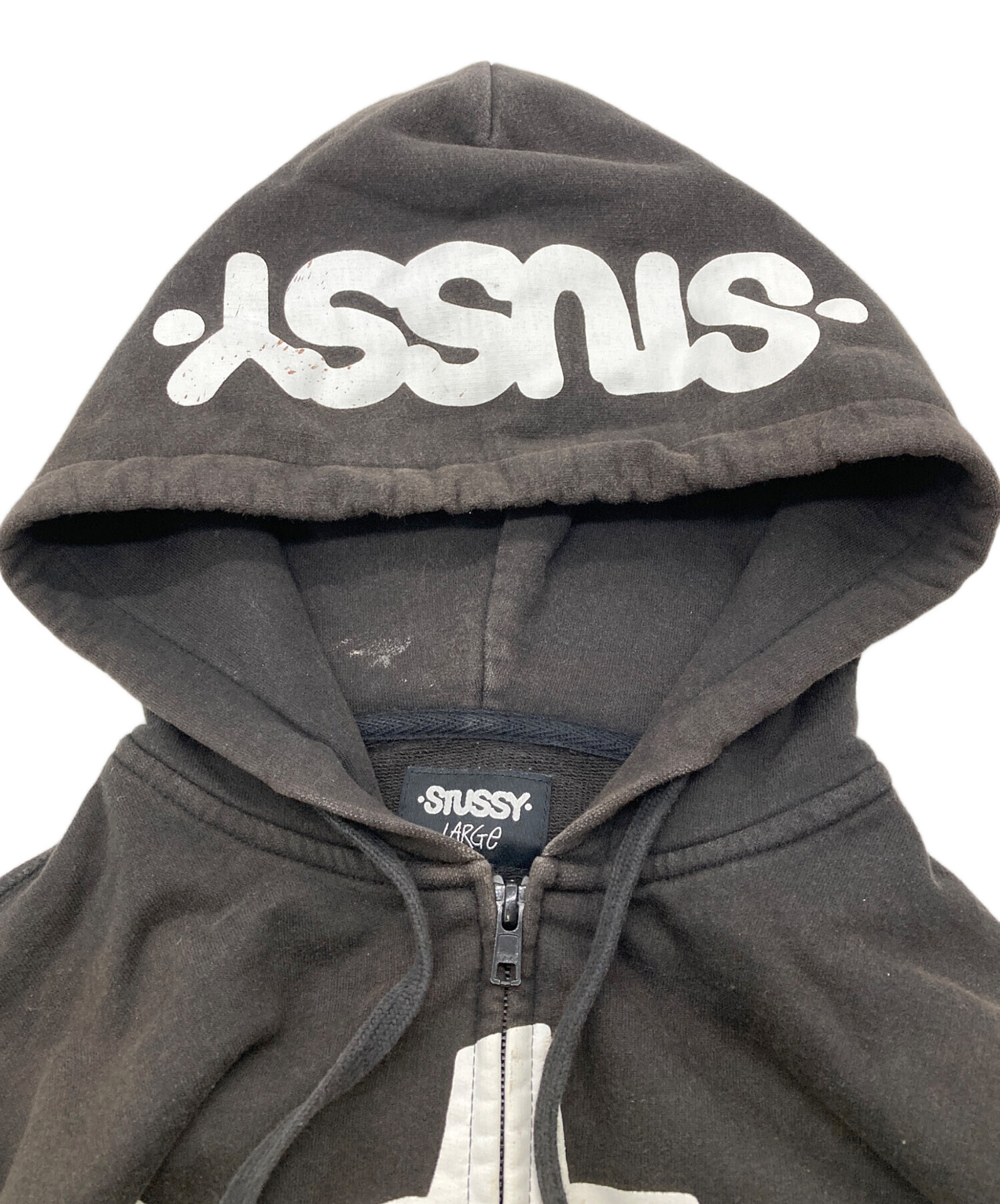 中古・古着通販】stussy (ステューシー) ビッククラウンロゴ ジップ