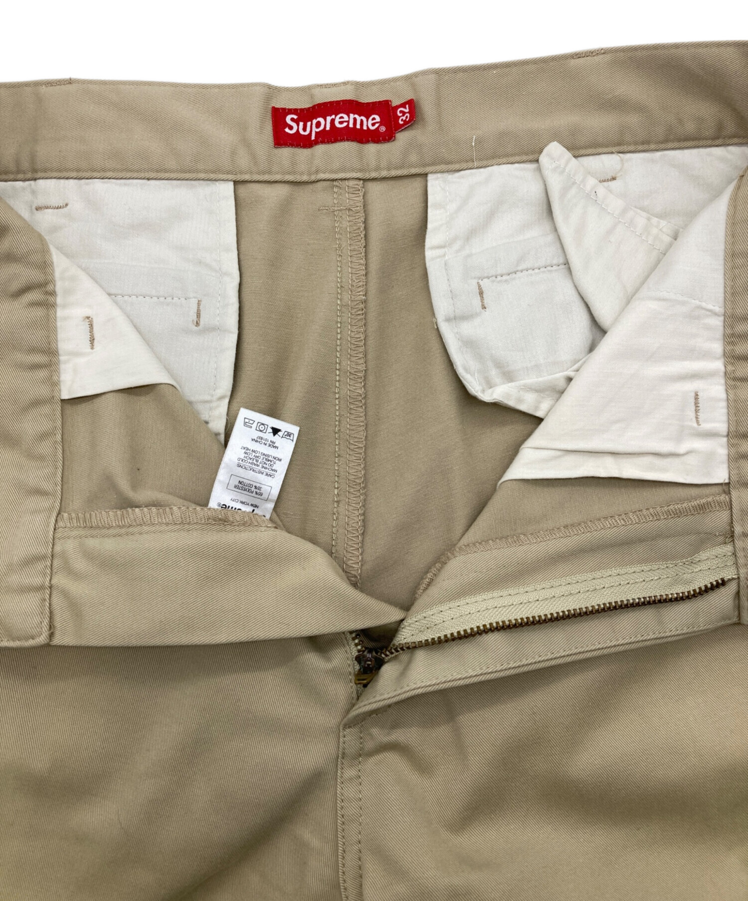 中古・古着通販】SUPREME (シュプリーム) Work Pant ベージュ サイズ