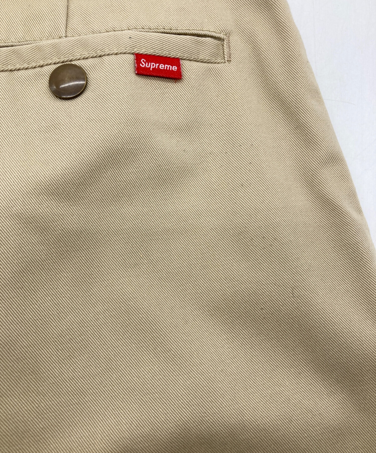 中古・古着通販】SUPREME (シュプリーム) Work Pant ベージュ サイズ