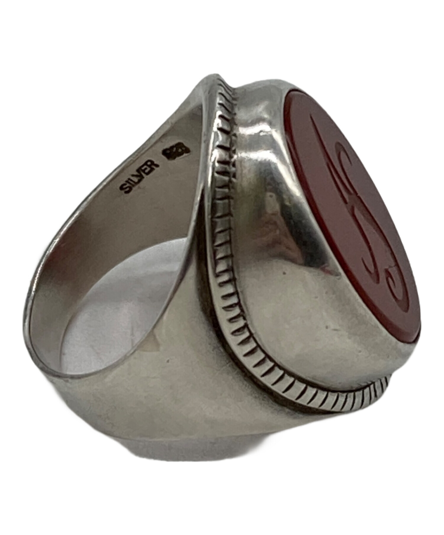 中古・古着通販】agete (アガット) レッドアゲートリング レッド