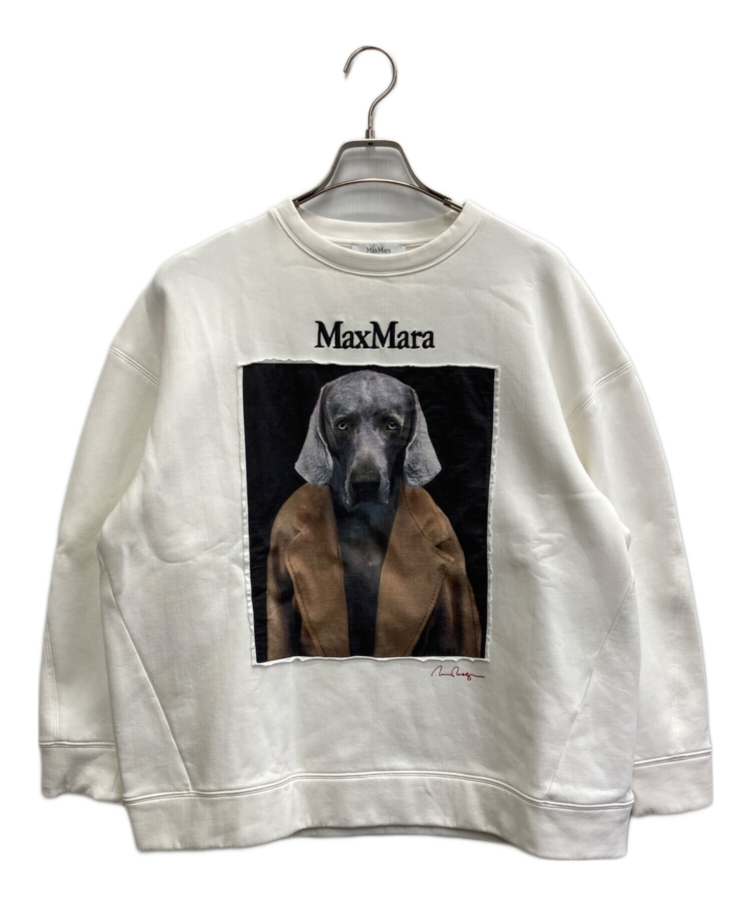 中古・古着通販】MaxMara (マックスマーラ) BACCO SWEATSHIRT ホワイト