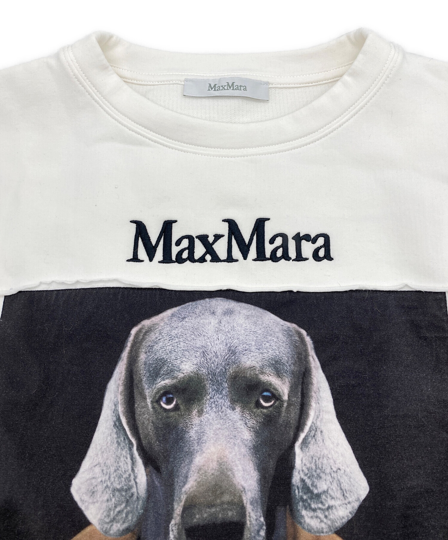 中古・古着通販】MaxMara (マックスマーラ) BACCO SWEATSHIRT ホワイト