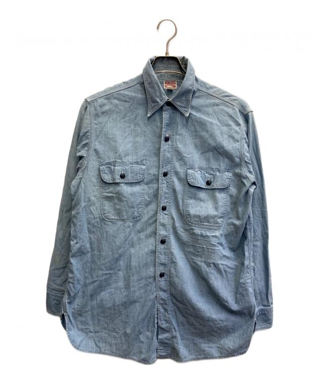 中古・古着通販】HERCULES (ヘラクレス) Chambray work shirt/50s/マチ