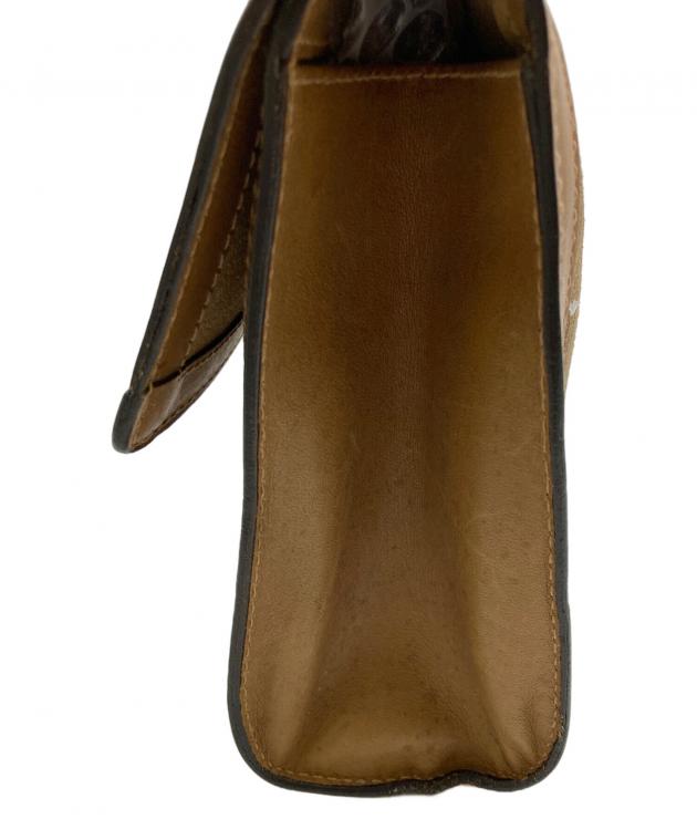 中古・古着通販】GUCCI (グッチ) OLDスエードクラッチバッグ ブラウン