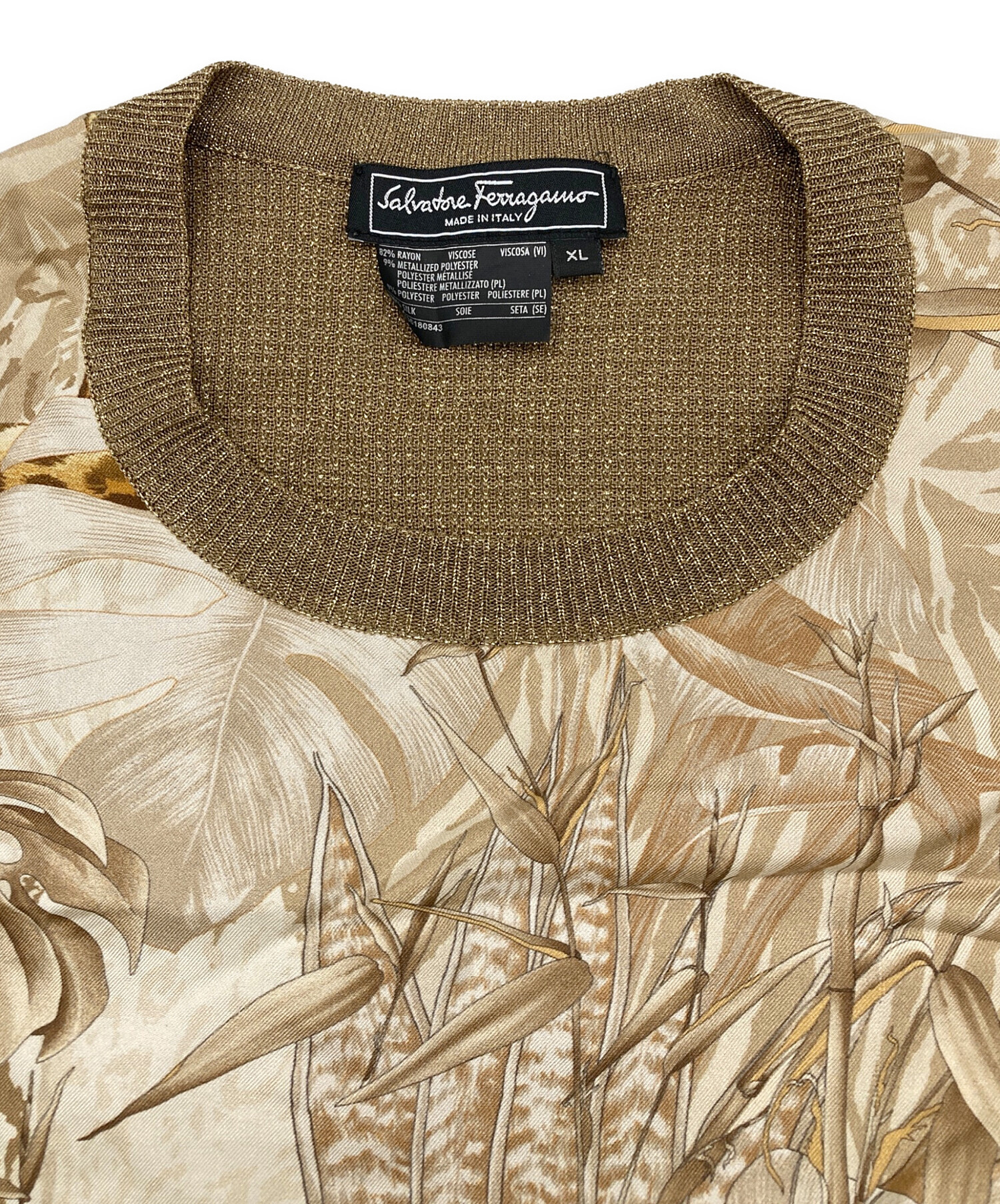 中古・古着通販】Salvatore Ferragamo (サルヴァトーレ フェラガモ) 虎