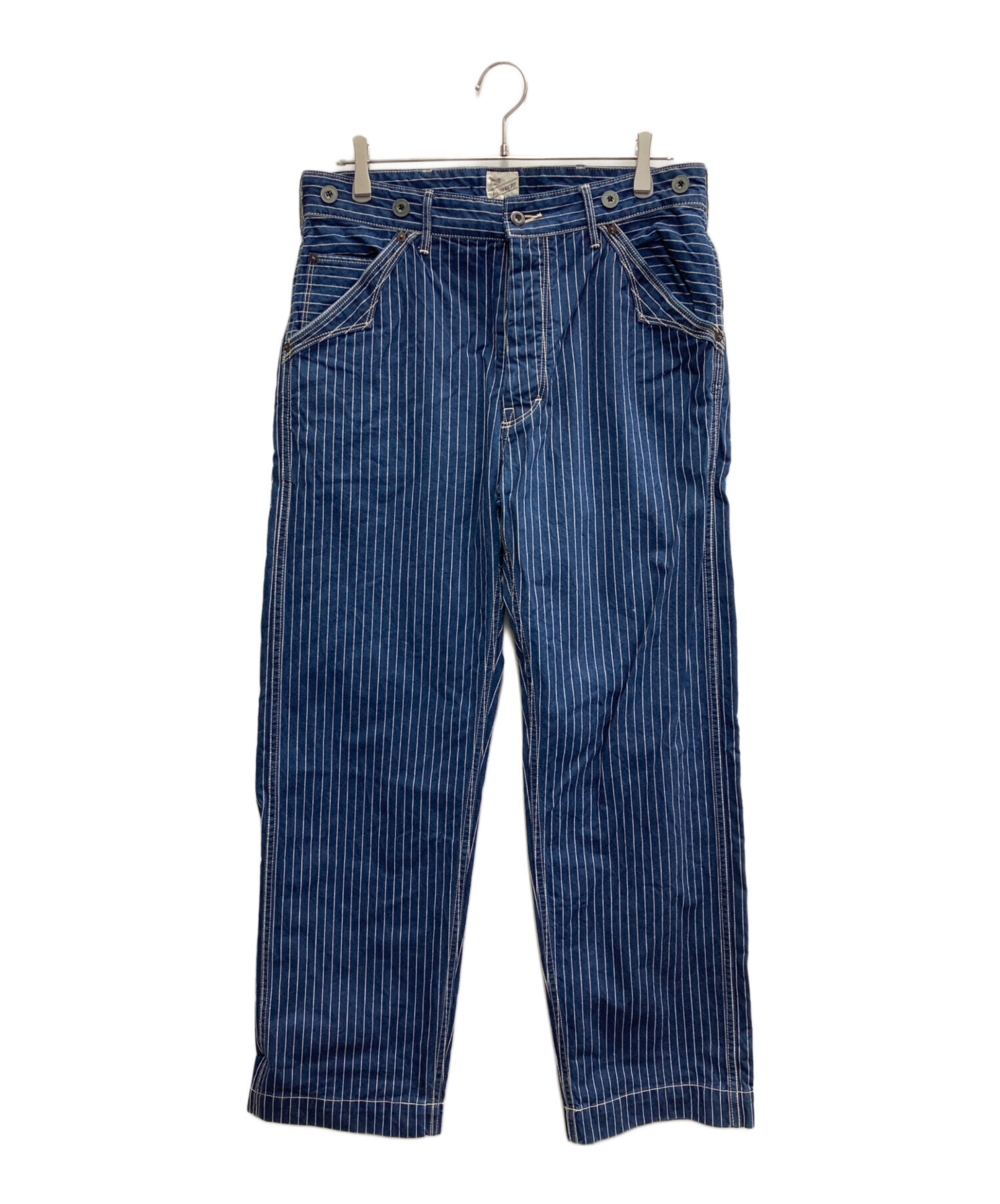 XLサイズ！schott(ショット)古着ウォバッシュワークベスト シンチバック 中古・古着通販】Schott (ショット) シンチバック ウォバッシュワーク