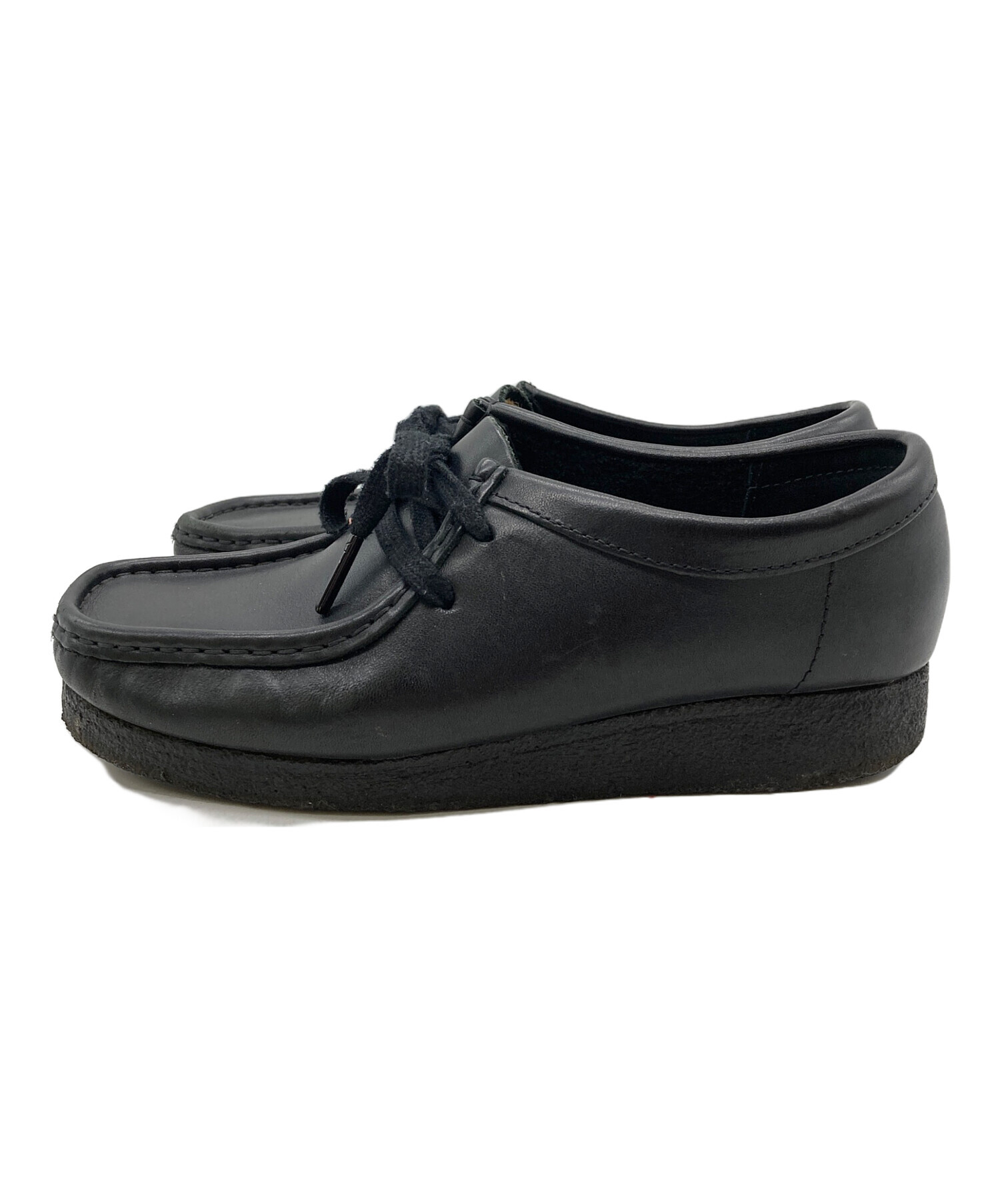 中古・古着通販】CLARKS (クラークス) Wallabee ブラック サイズ:23.5 