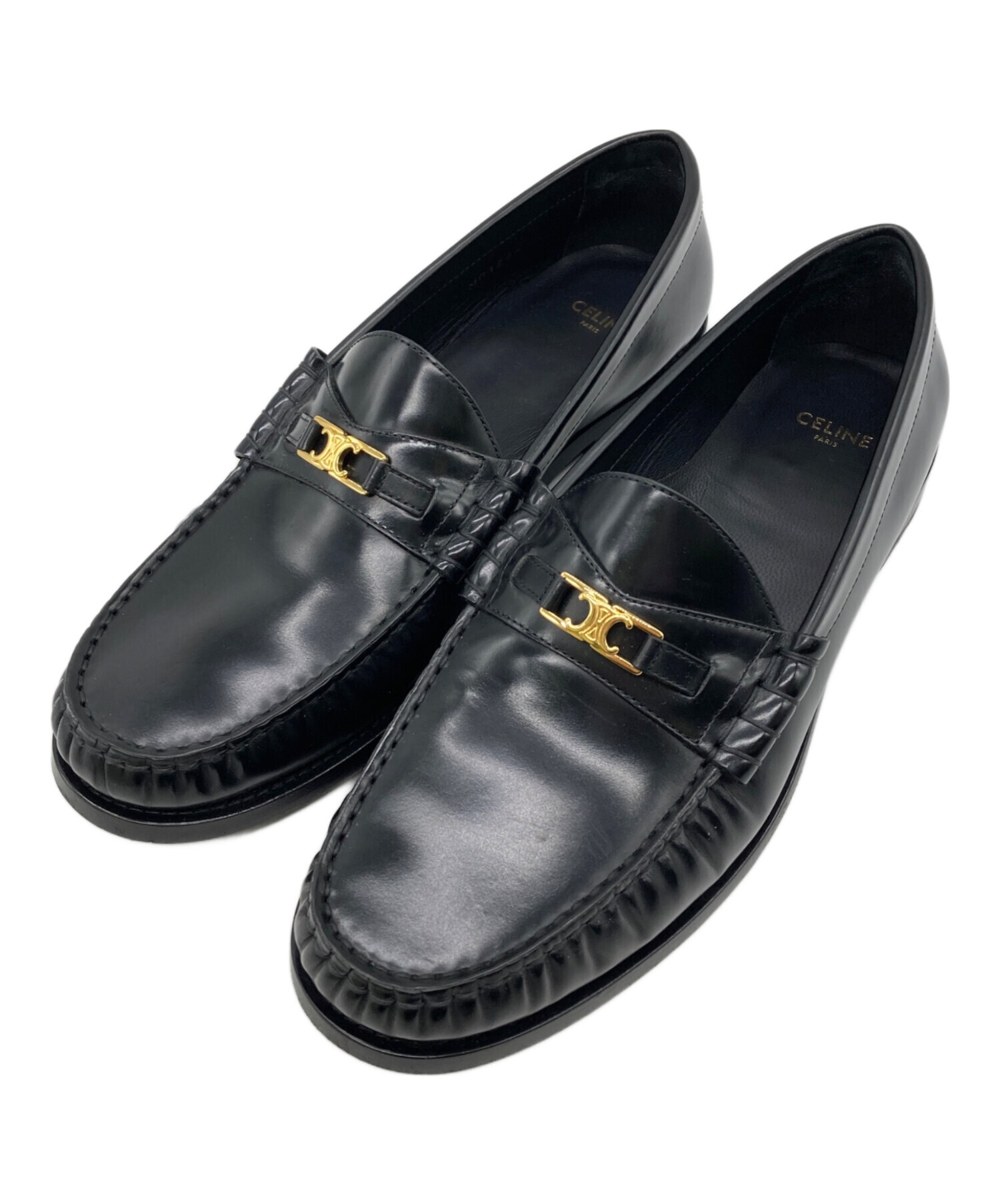 中古・古着通販】CELINE (セリーヌ) トリオンフレザーローファー 