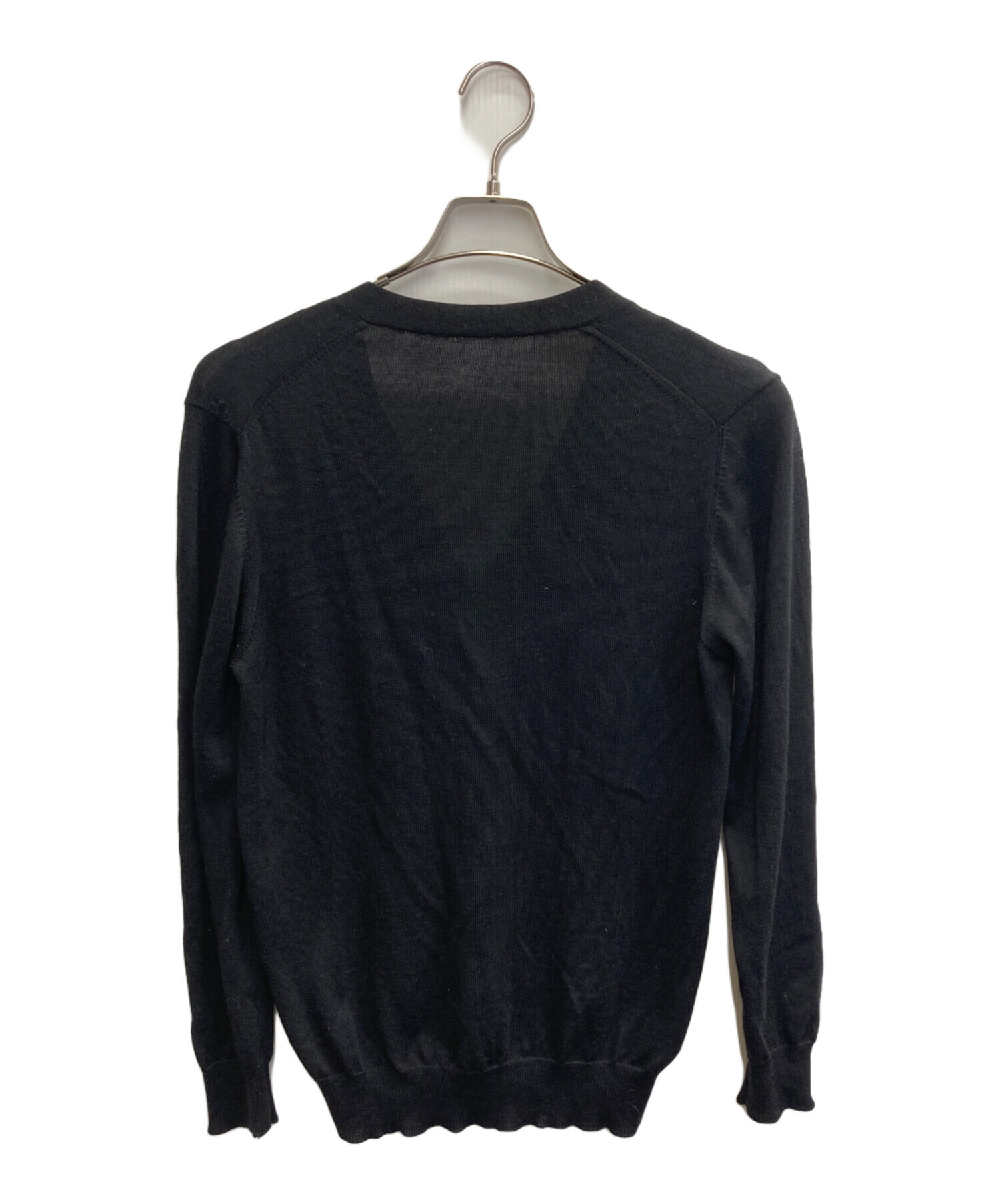 中古・古着通販】PRADA (プラダ) ウールカーディガン ブラック サイズ 