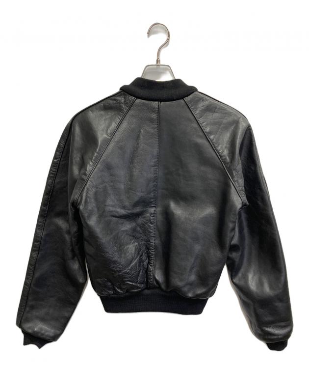 中古・古着通販】VANSON (バンソン) TJ 切替シングル レザーブルゾン