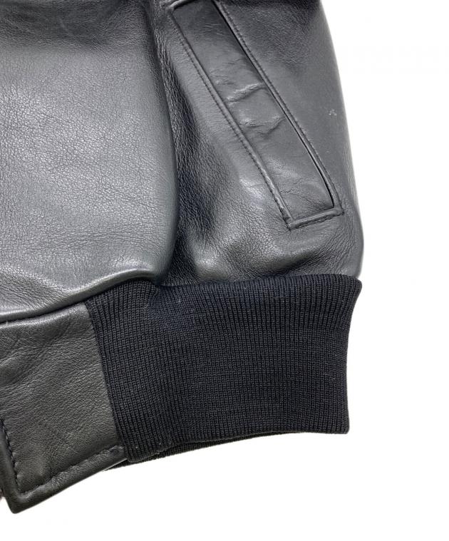 中古・古着通販】VANSON (バンソン) TJ 切替シングル レザーブルゾン 