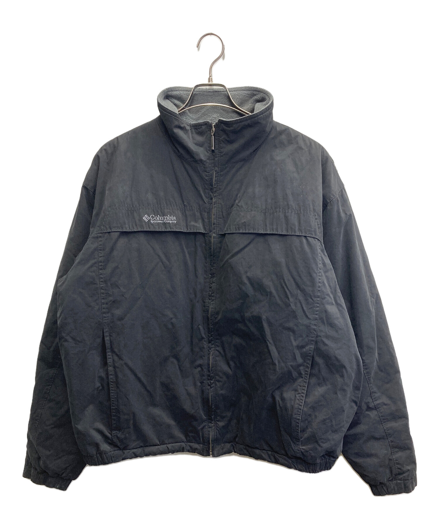 Columbia コロンビア フリースジャケット XL ベージュ系 メンズ 古着 