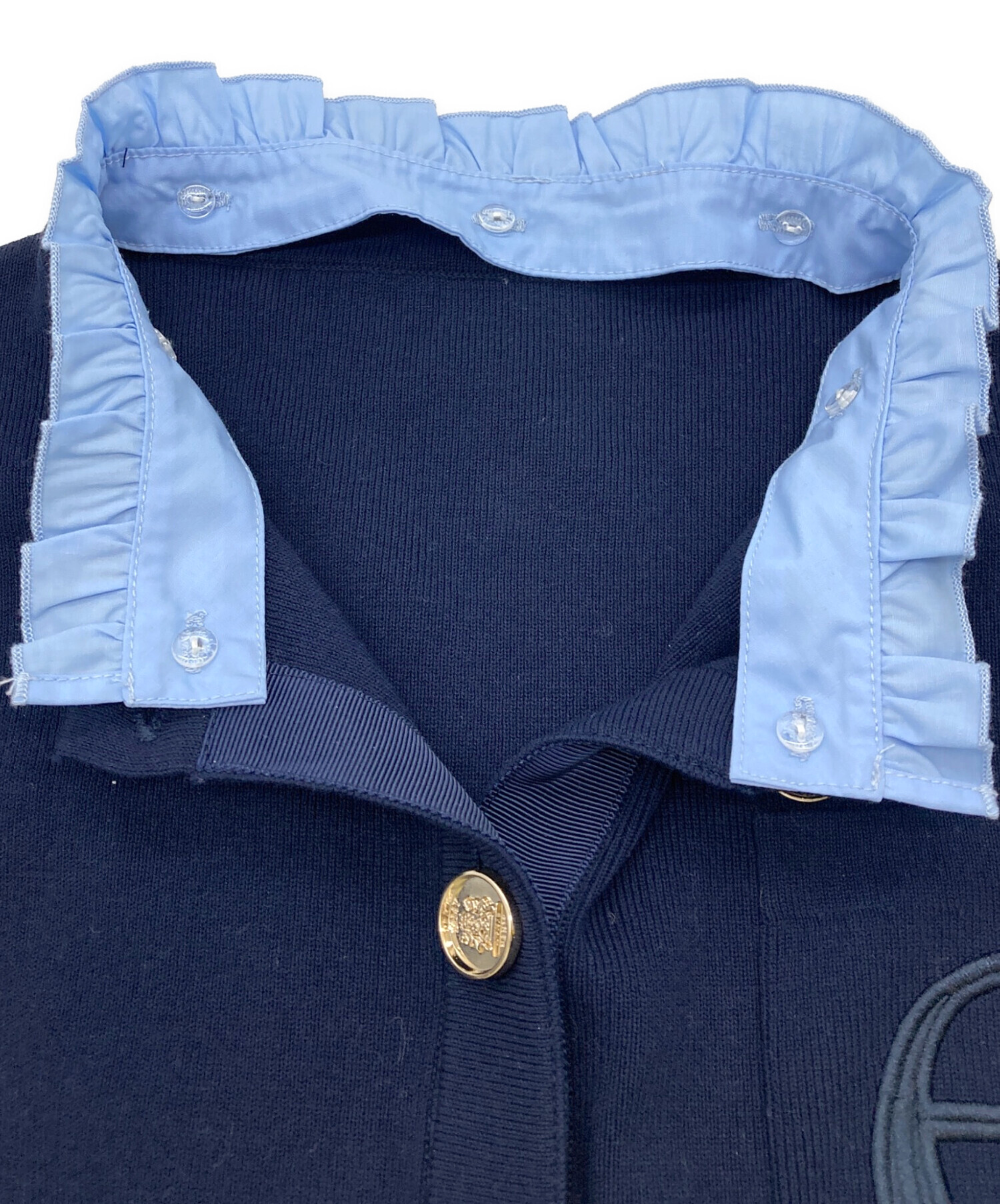 エイミーイストワール　カーディガン　ネイビー　1度のみ着用 中古・古着通販】eimy istoire (エイミーイストワール) Embroidery