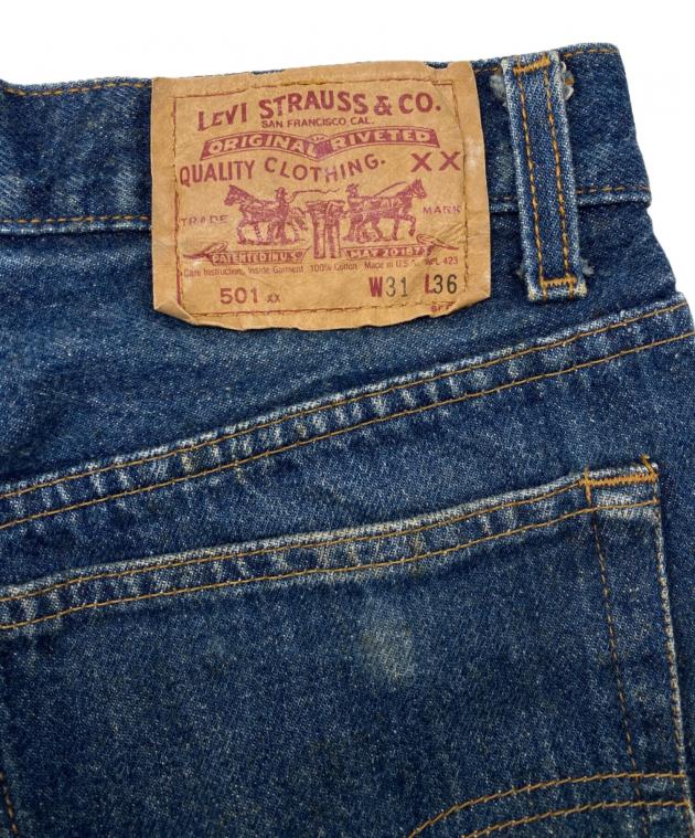 Levi's 501XX W31 L36 デニムパンツ 中古・古着通販】LEVI'S (リーバイス) 98年製 復刻501xx デニムパンツ