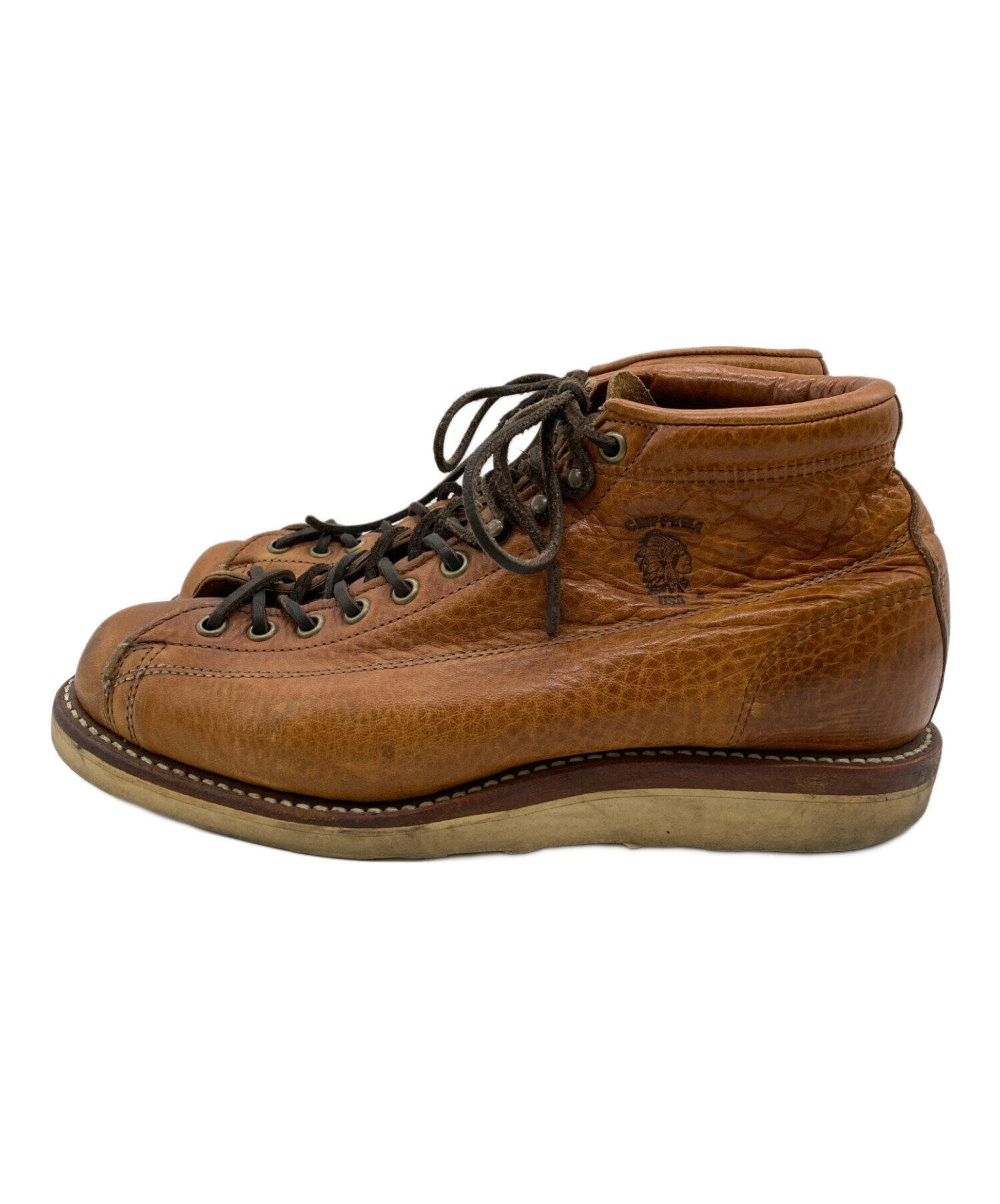 中古・古着通販】CHIPPEWA (チペワ) LACE TO TOE TABACCO BROWN 
