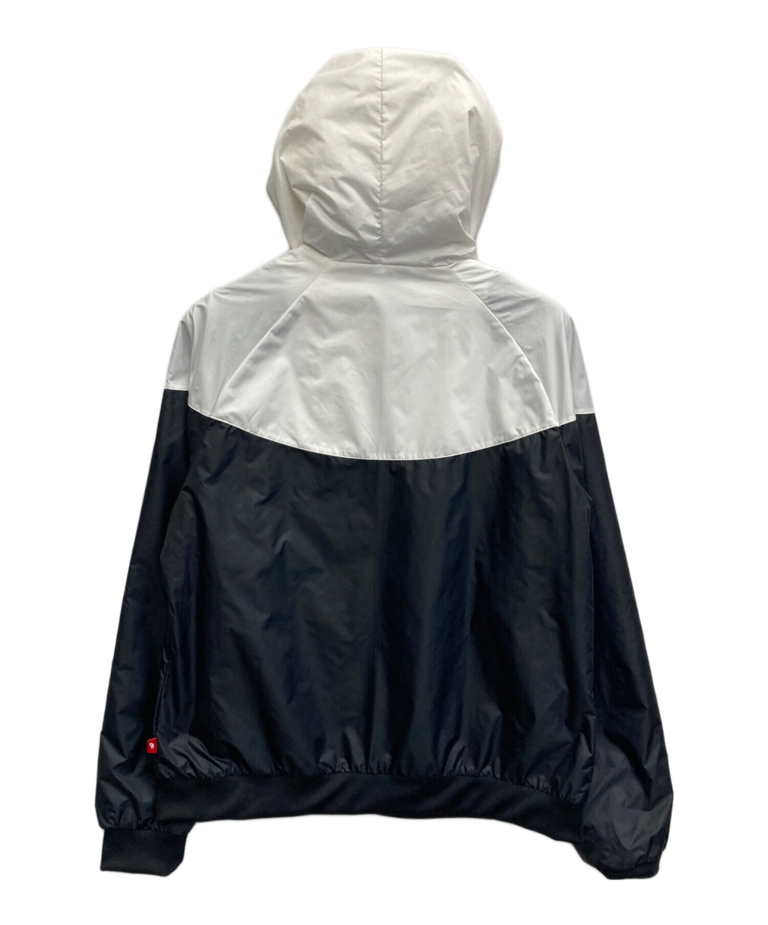 中古・古着通販】NIKE (ナイキ) ナイロンジャケット ホワイト×ブラック