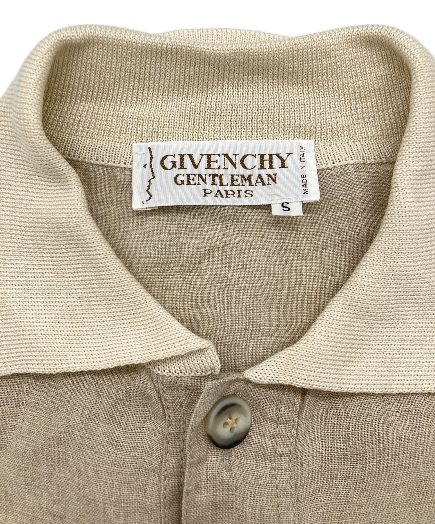 中古・古着通販】GIVENCHY (ジバンシィ) 70s半袖リネンシャツ 