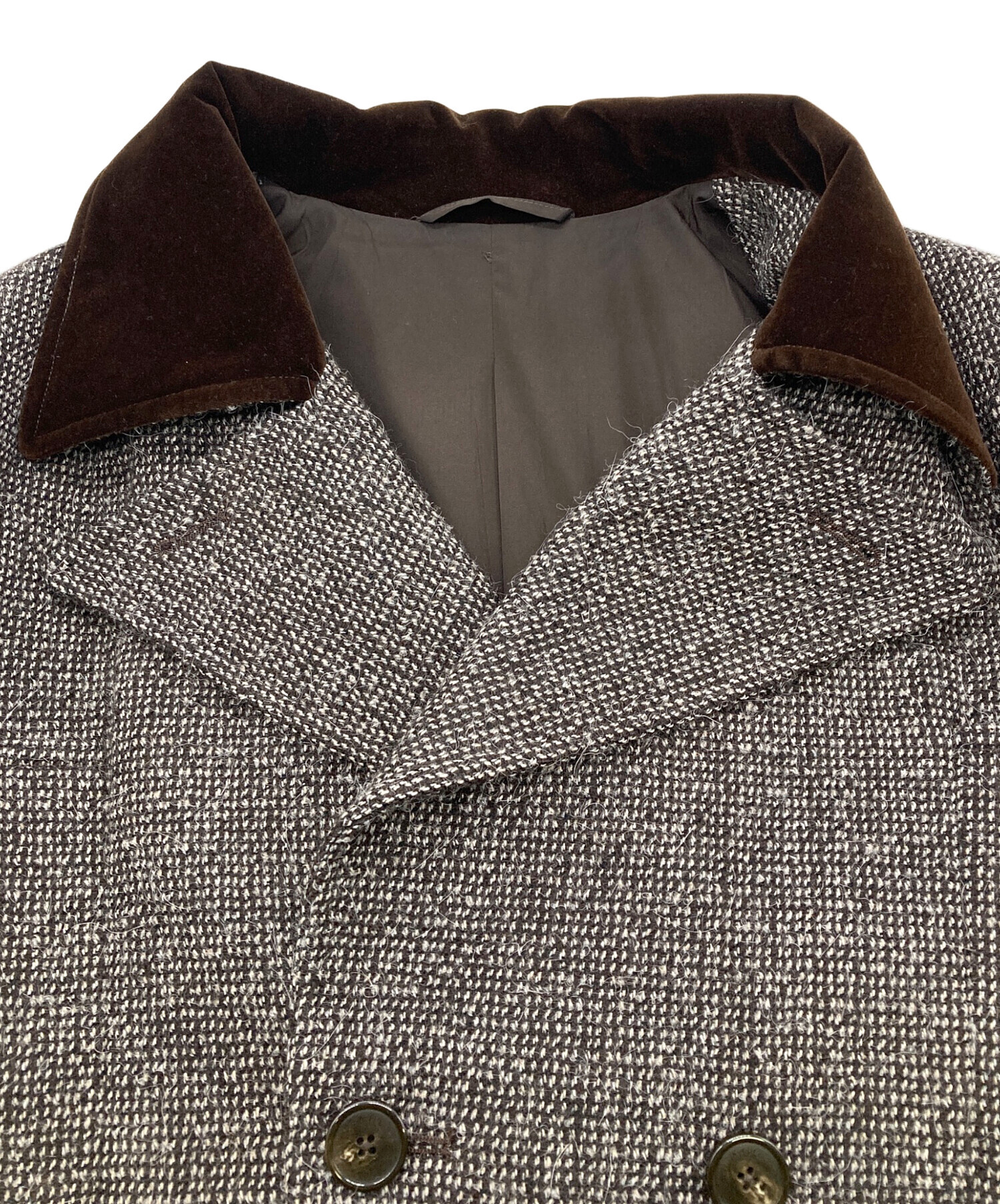 中古・古着通販】TODAYFUL (トゥデイフル) Doublecollar Tweed Coat 