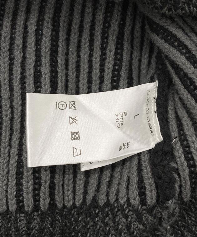 中古・古着通販】jent louis (ジェントルイス) Zip V-neck Knit Tops