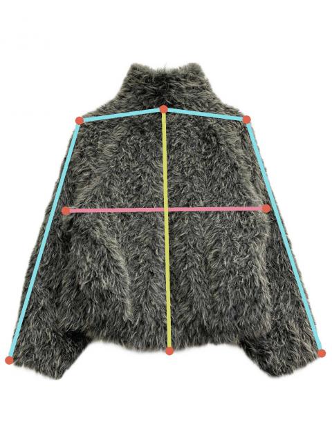 中古・古着通販】Knuth Marf (クヌースマーフ) shaggy stand collar