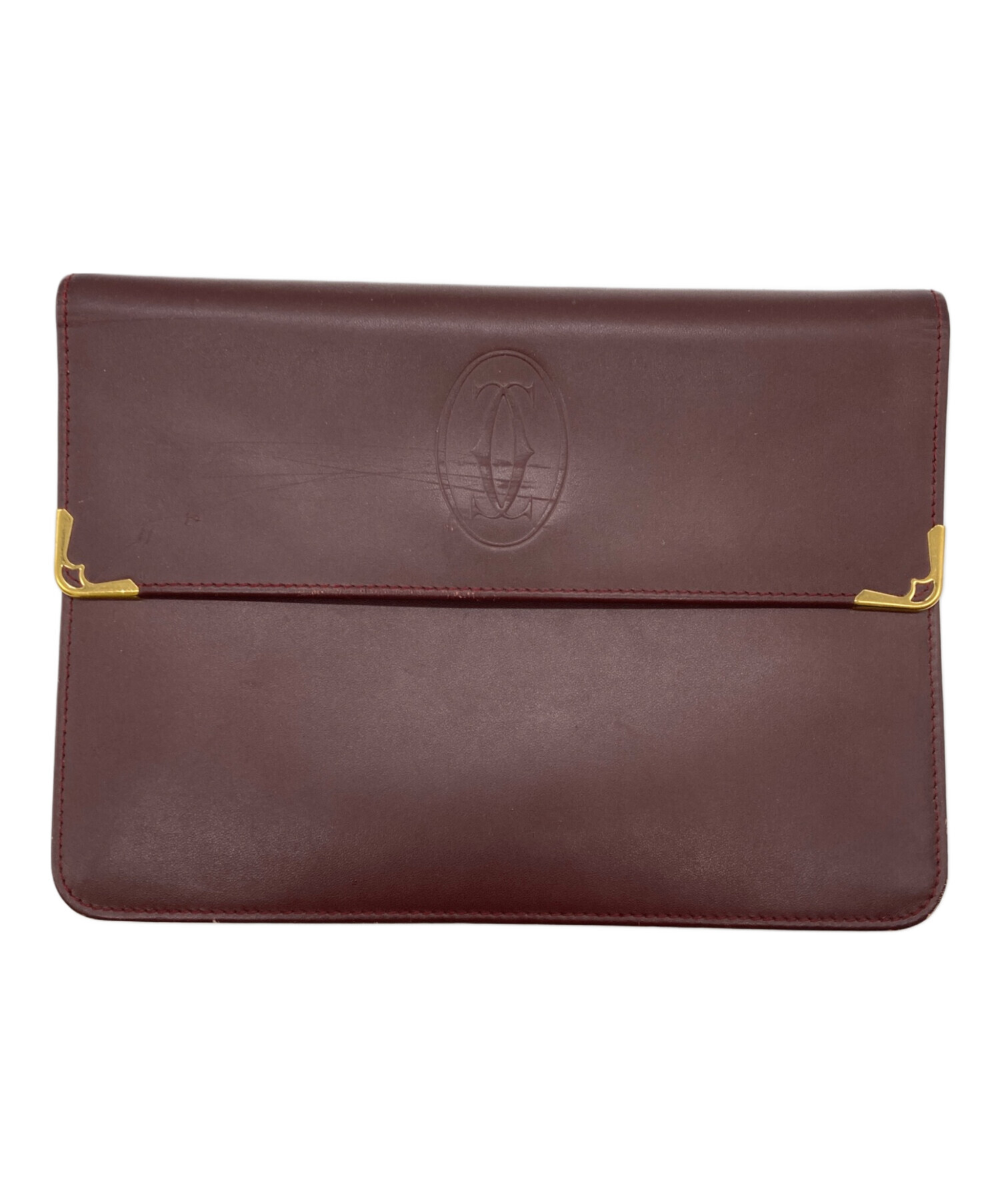 Cartier カルティエ マストライン チェーン付き パーティークラッチバッグ 中古・古着通販】Cartier (カルティエ) クラッチバッグ/マストライン