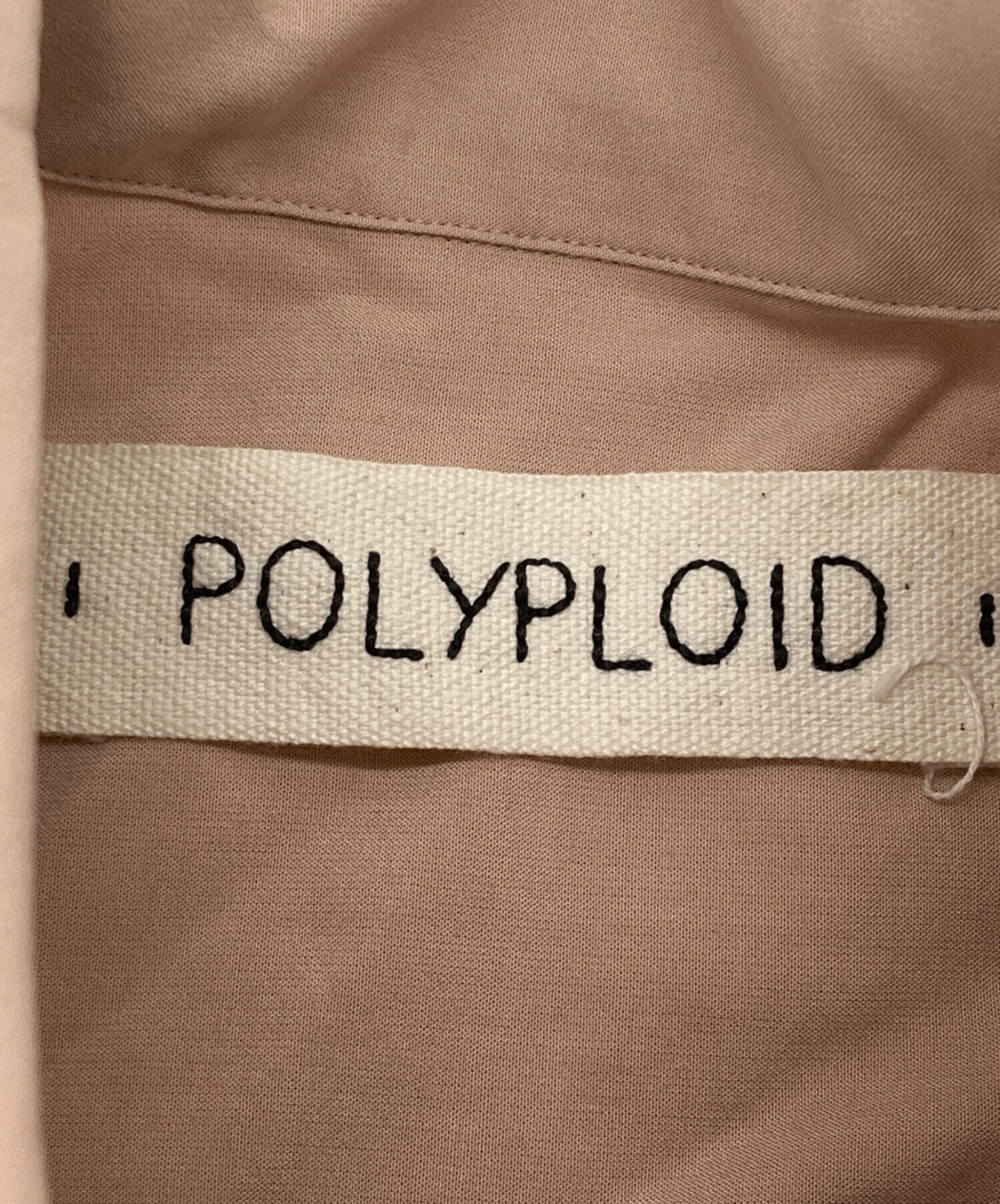 中古・古着通販】POLYPLOID (ポリプロイド) LONG SLEEVE CAMP COLLAR