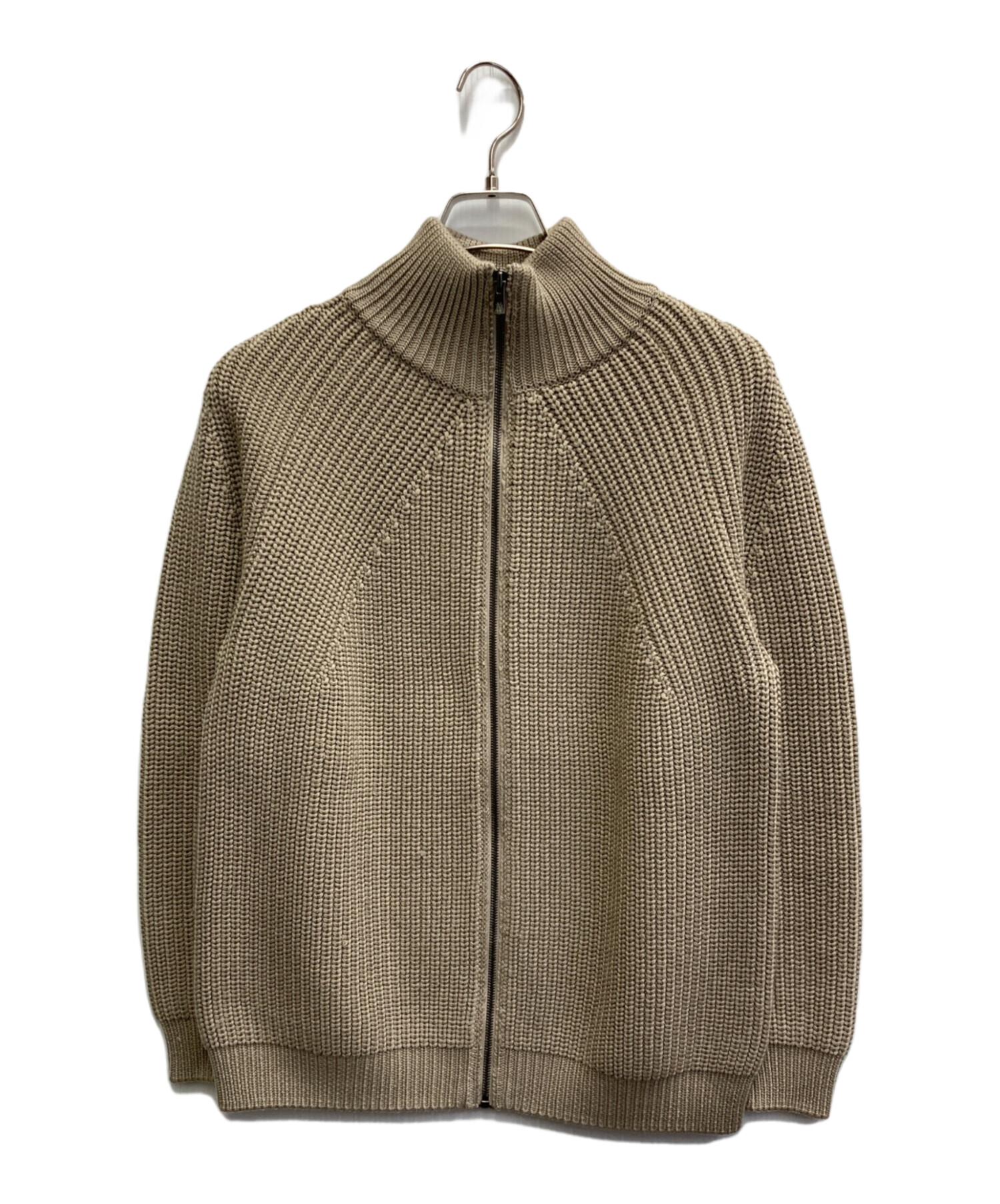 中古・古着通販】BATONER (バトナ―) ドライバーズニット ベージュ 