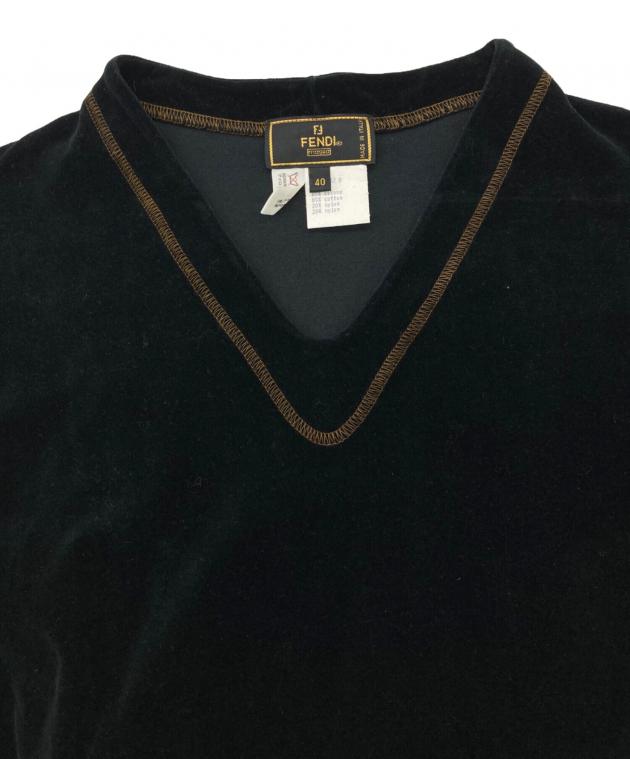 中古・古着通販】FENDI (フェンディ) ベロアセットアップ ブラック