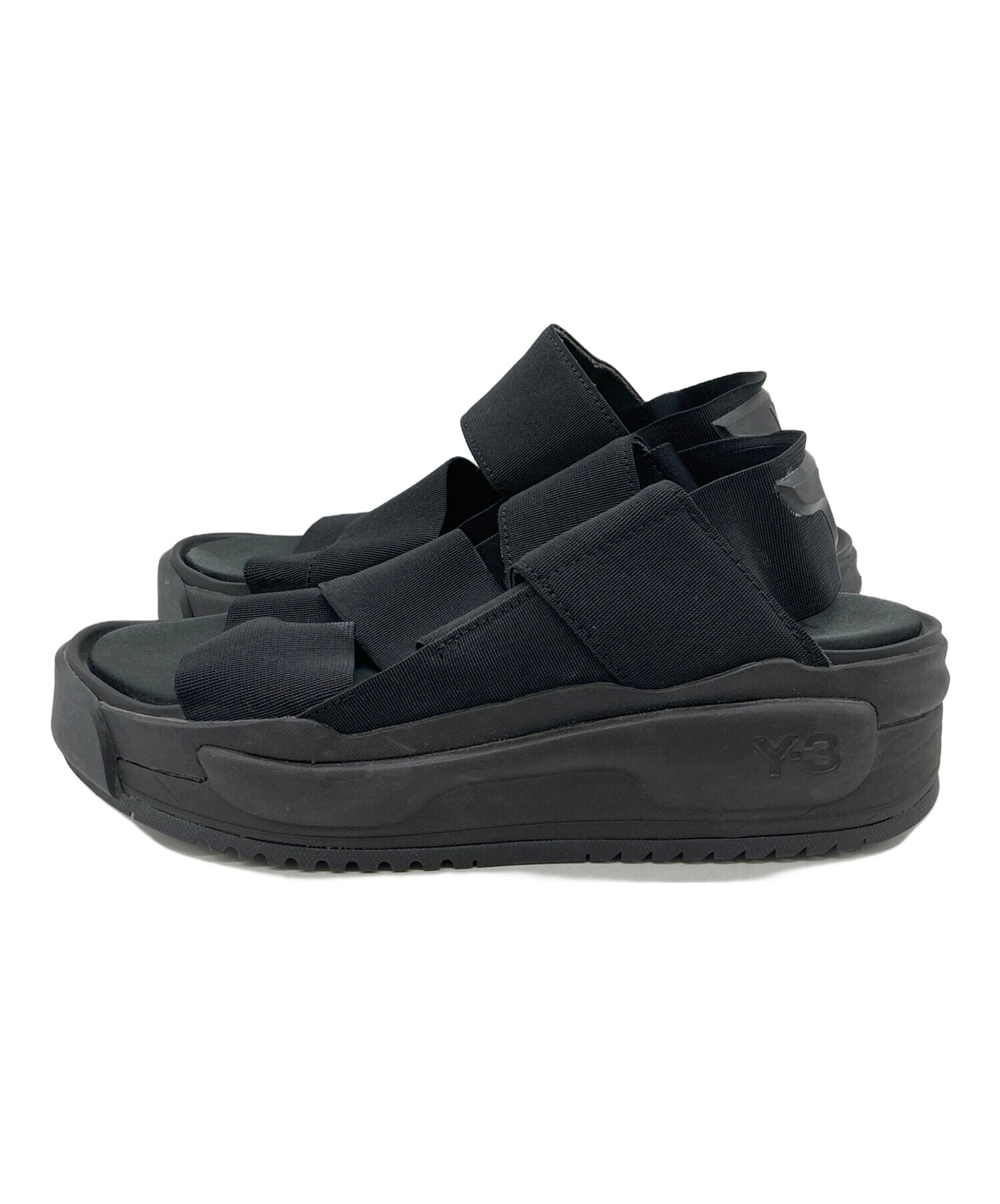 中古・古着通販】Y-3 (ワイスリー) RIVALRY SANDAL ブラック サイズ:26