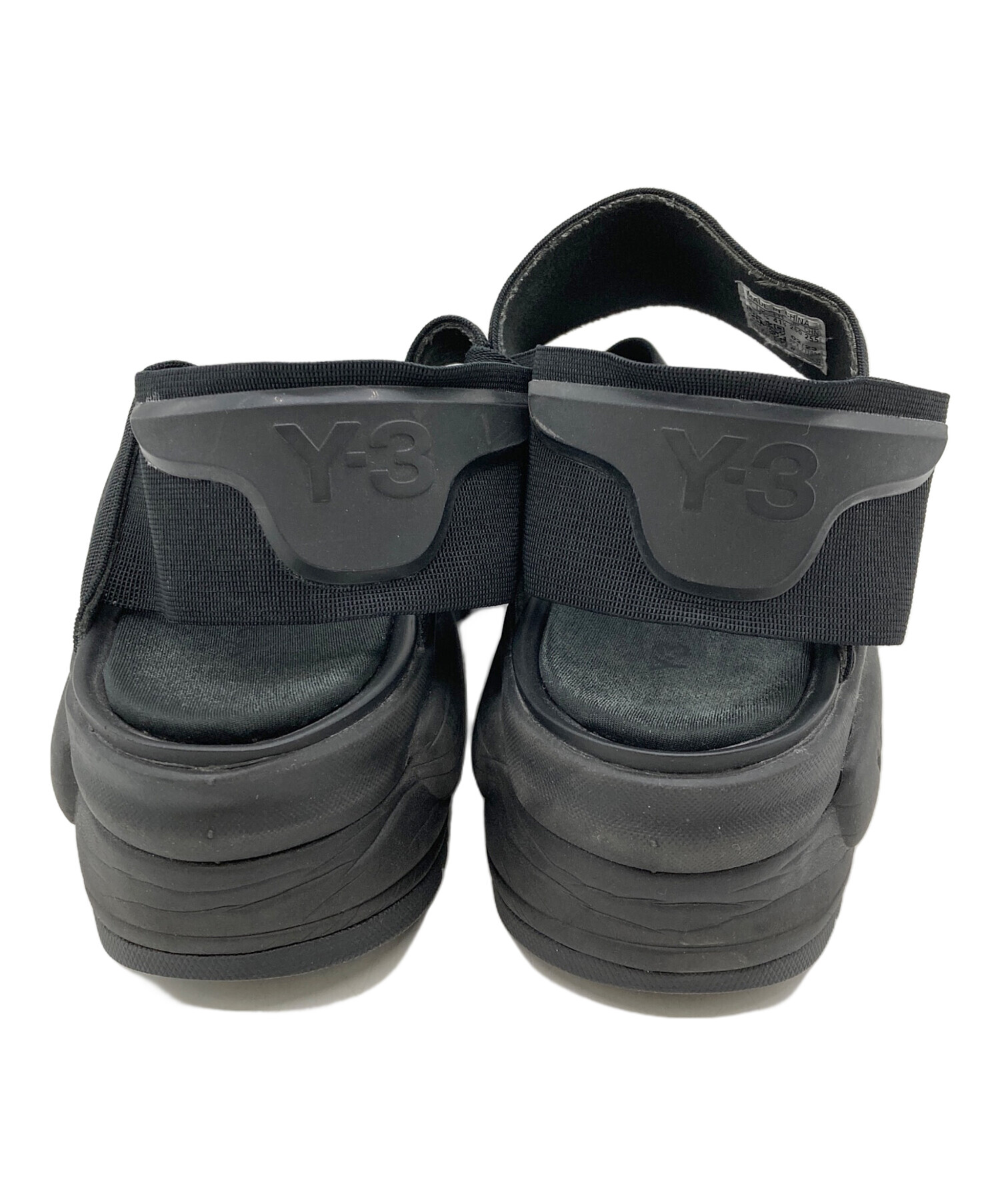 中古・古着通販】Y-3 (ワイスリー) RIVALRY SANDAL ブラック サイズ:26